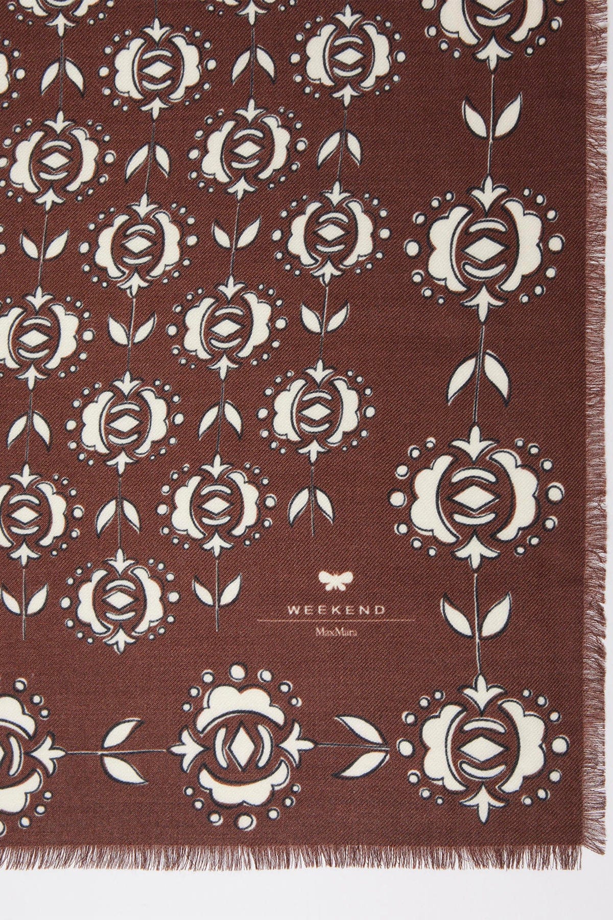 MAXMARA&#39;S BRANDS FOULARD-SCIARPA-NASTRO  Foulard marrone donna Weekend Max Mara Tambuto