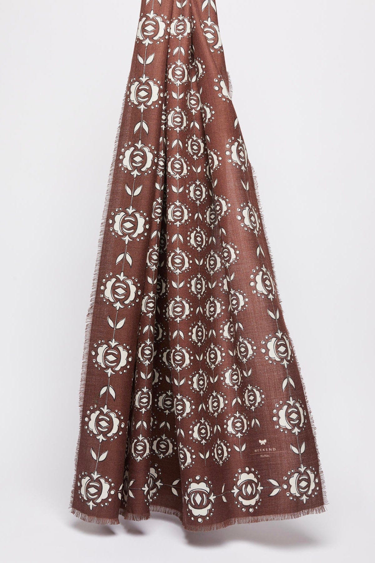 MAXMARA&#39;S BRANDS FOULARD-SCIARPA-NASTRO  MARRONE / UNICA Foulard marrone donna Weekend Max Mara Tambuto
