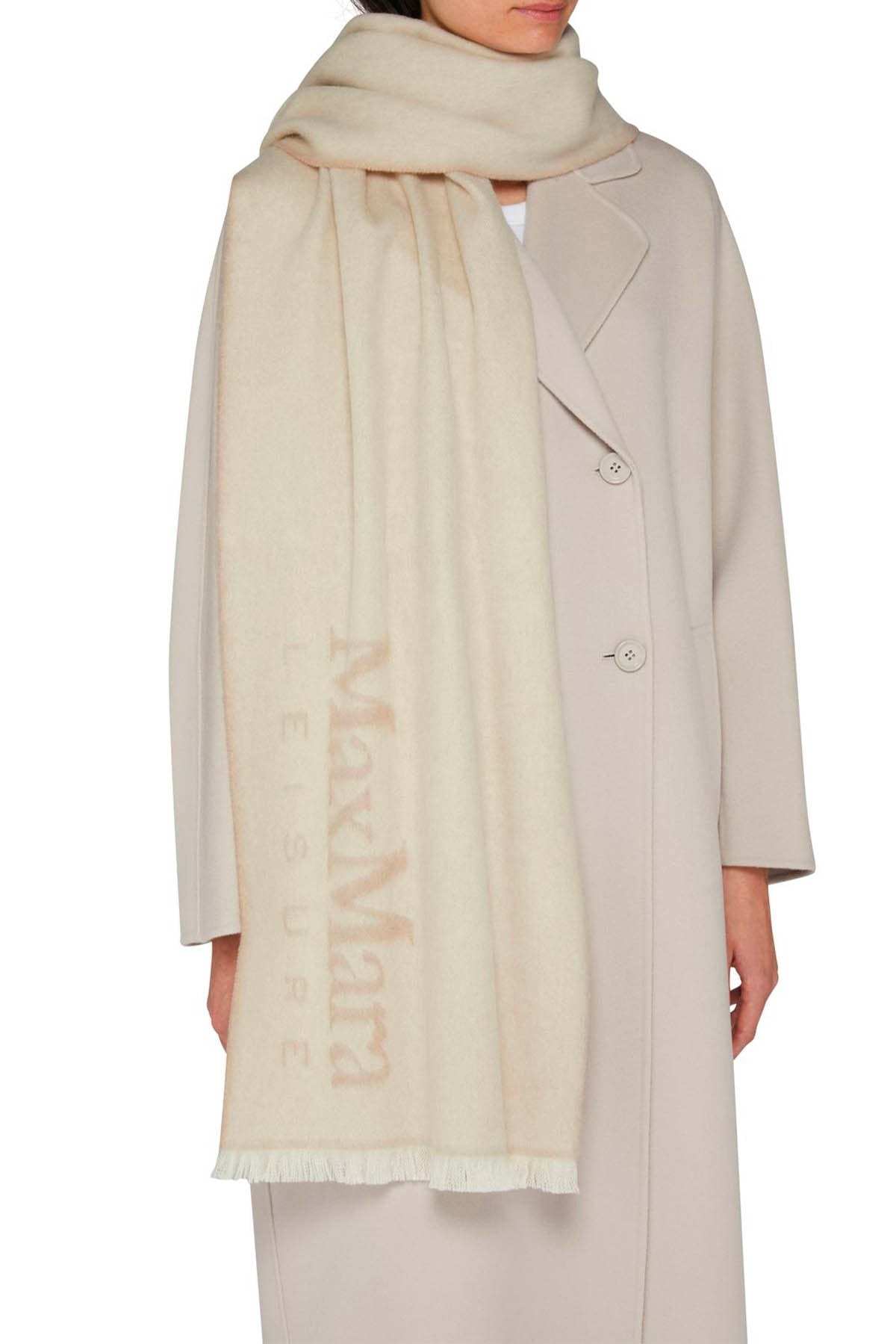 MAXMARA&#39;S BRANDS FOULARD-SCIARPA-NASTRO  Stola in Lana Max Mara Leisure Colibri