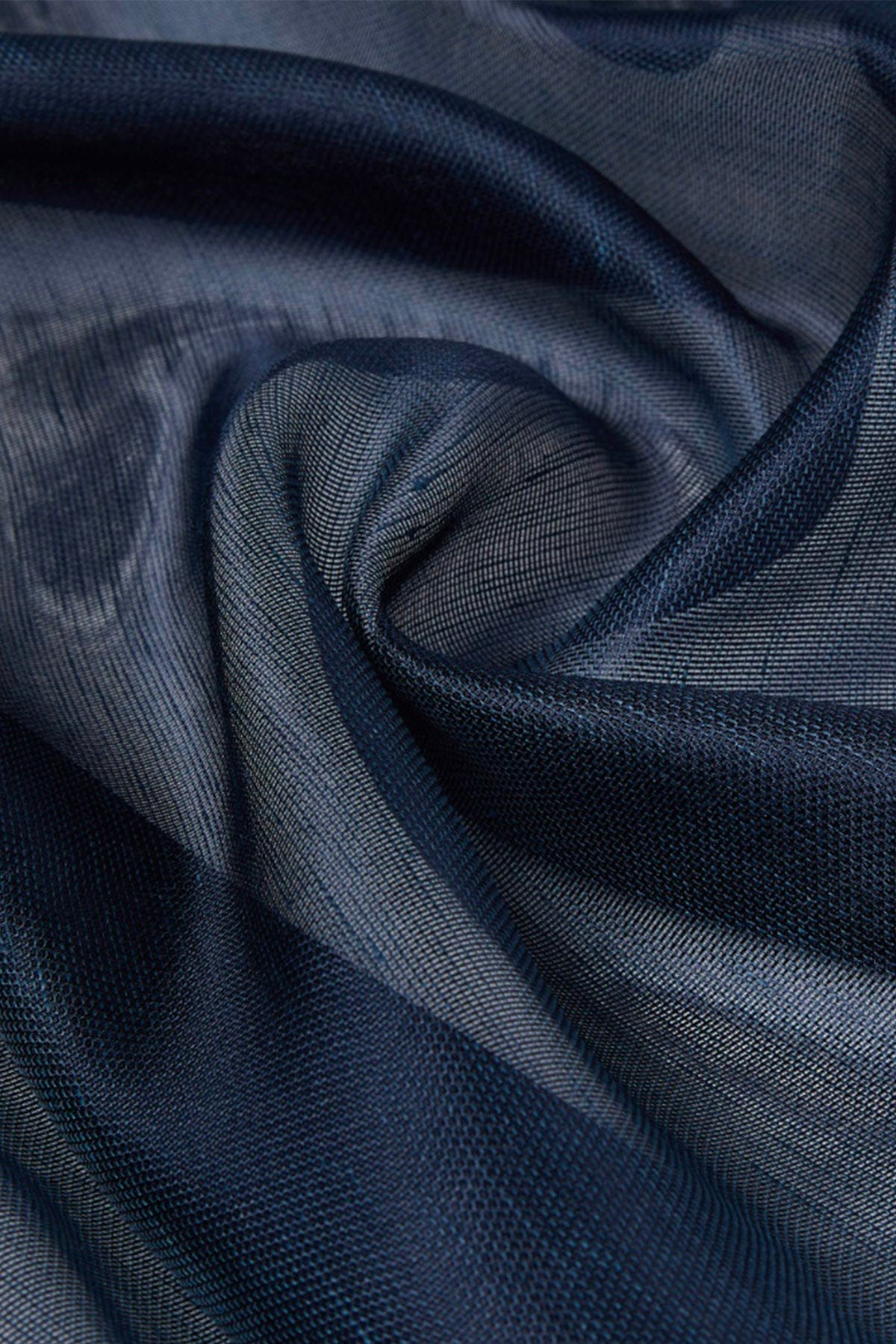 MAXMARA'S BRANDS FOULARD-SCIARPA-NASTRO  BLU / UNICA Stola in lino e seta 'S Max Mara Zanzibar