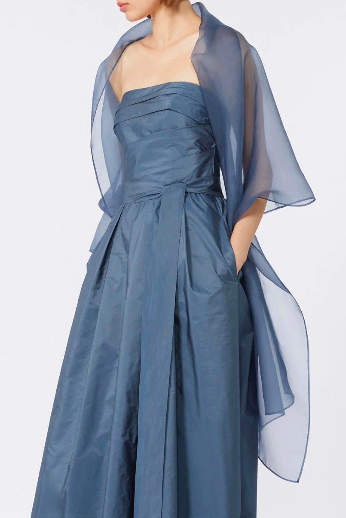 MAXMARA'S BRANDS FOULARD-SCIARPA-NASTRO  Stola in seta Max Mara Studio Elegante Msefanfara