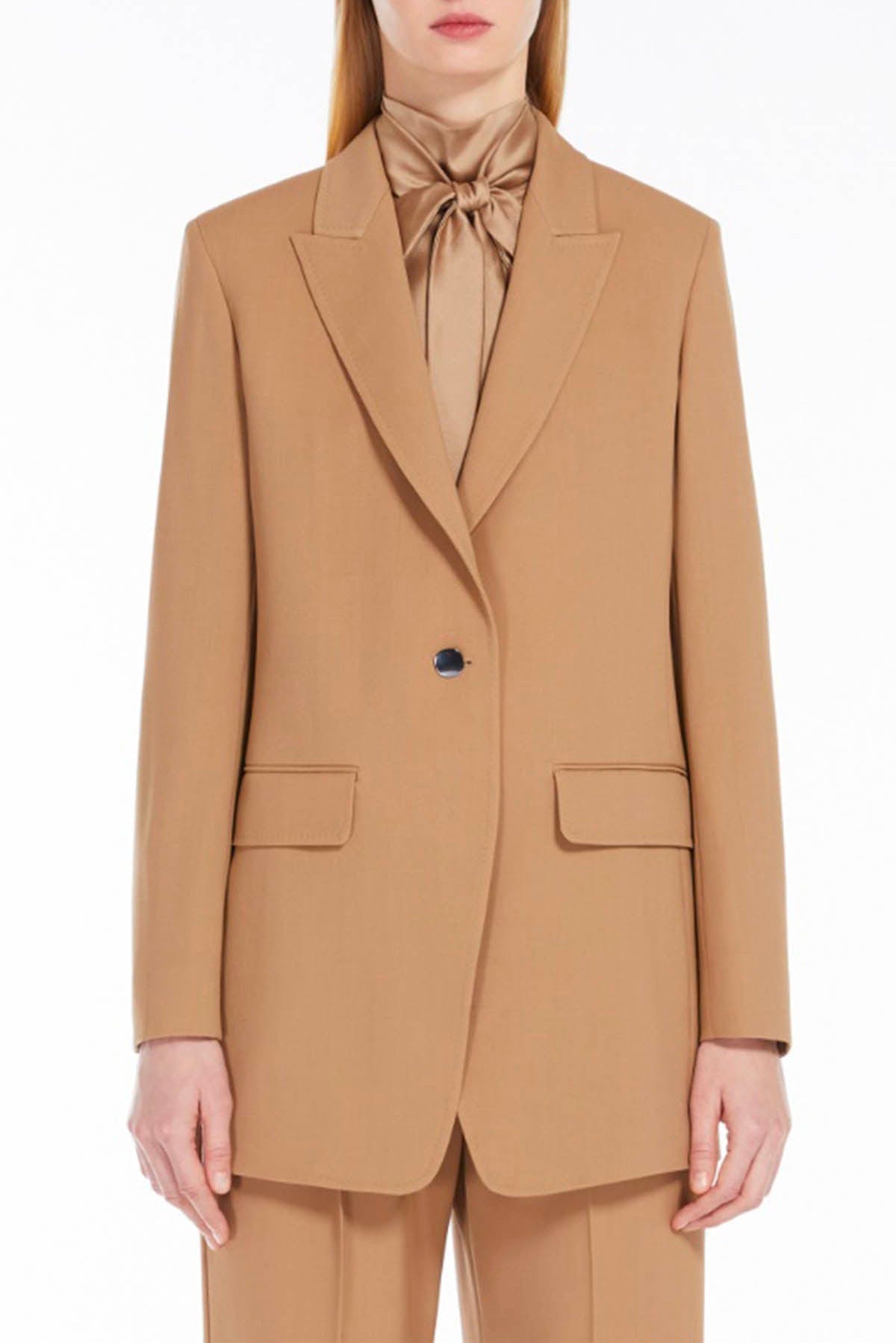 MAXMARA&#39;S BRANDS GIACCA  Blazer in Lana Max Mara Studio Titty