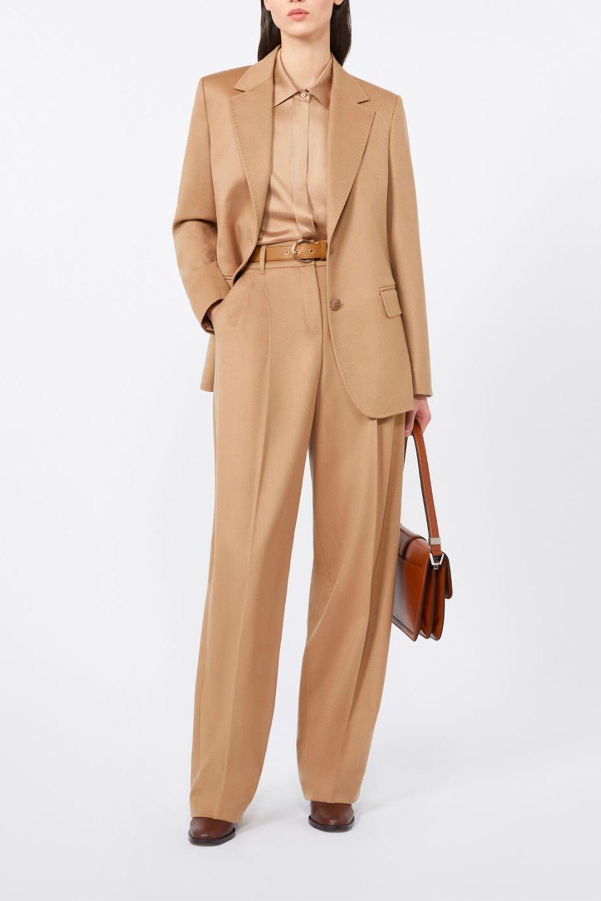 MAXMARA'S BRANDS GIACCA  CAMMELLO / 34 Blazer in lana Studio Max Mara Folgore