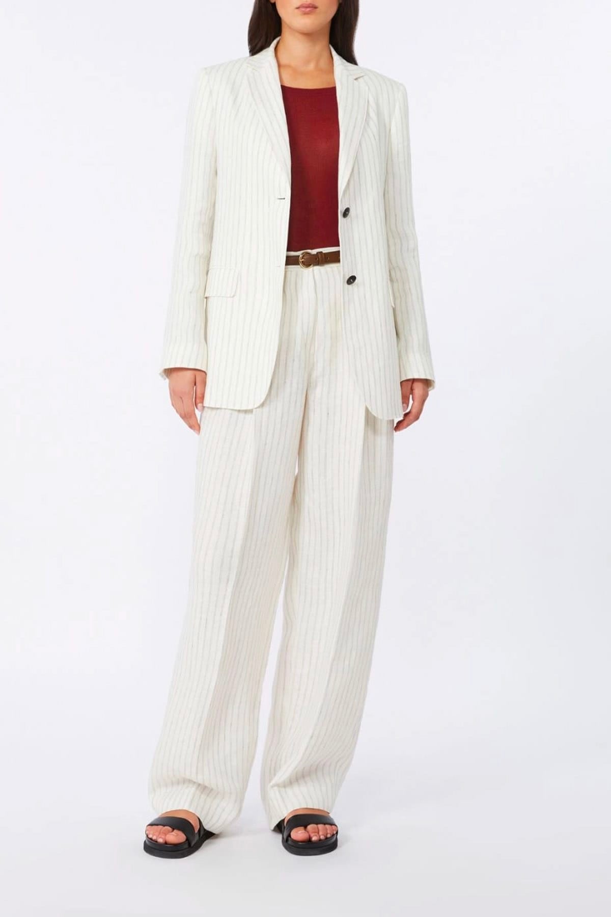 MAXMARA'S BRANDS GIACCA  Blazer in lino donna Max Mara Studio Mstelogio