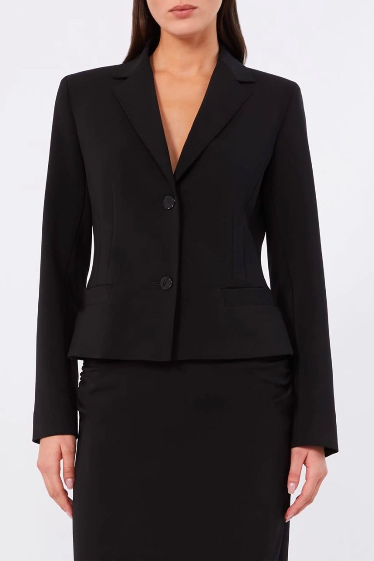 MAXMARA'S BRANDS GIACCA  Blazer nero donna Max Mara Studio Mstcantico