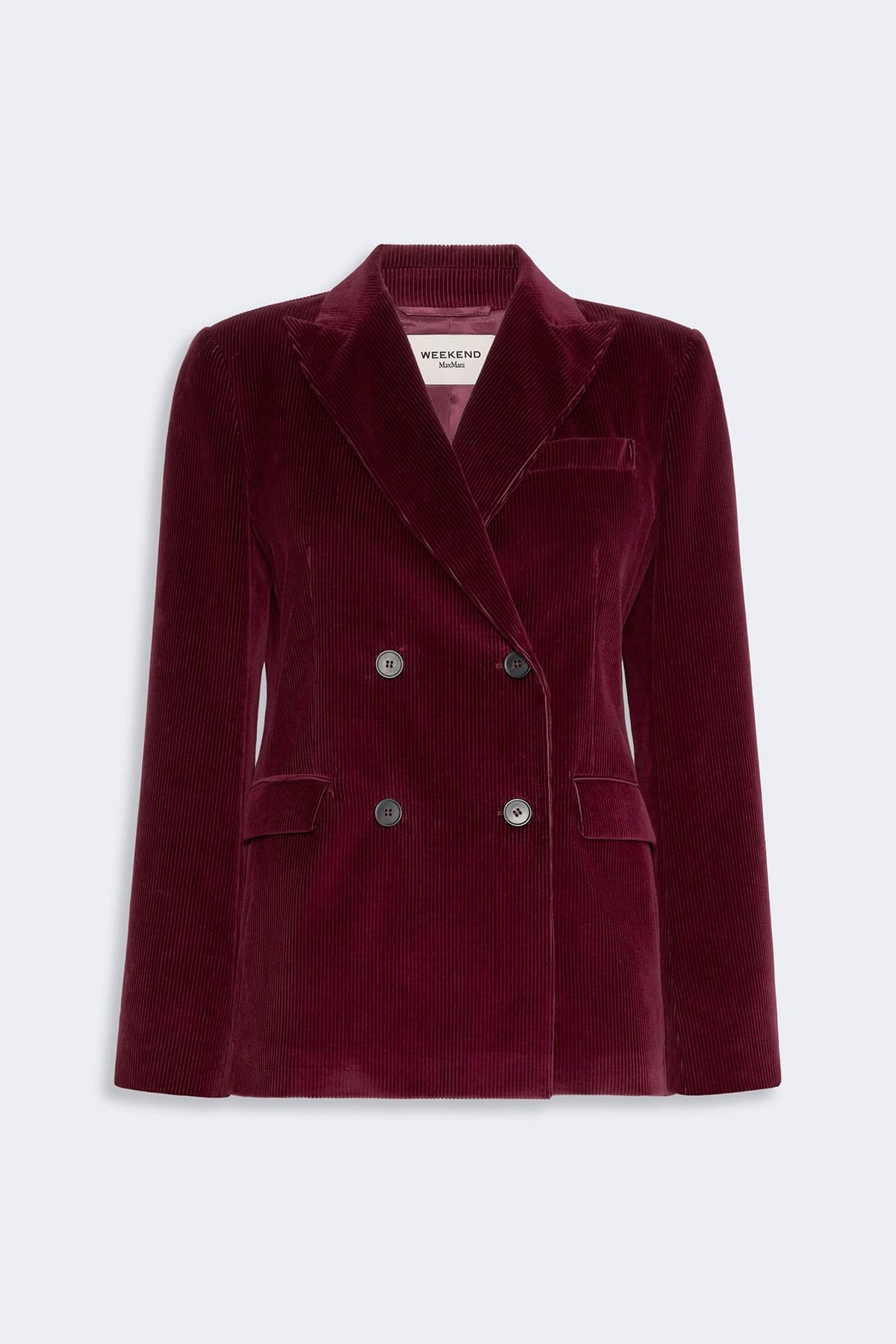 MAXMARA'S BRANDS GIACCA  BORDEAUX / 34 Giacca doppiopetto in velluto donna Max Mara Wkdkatanga