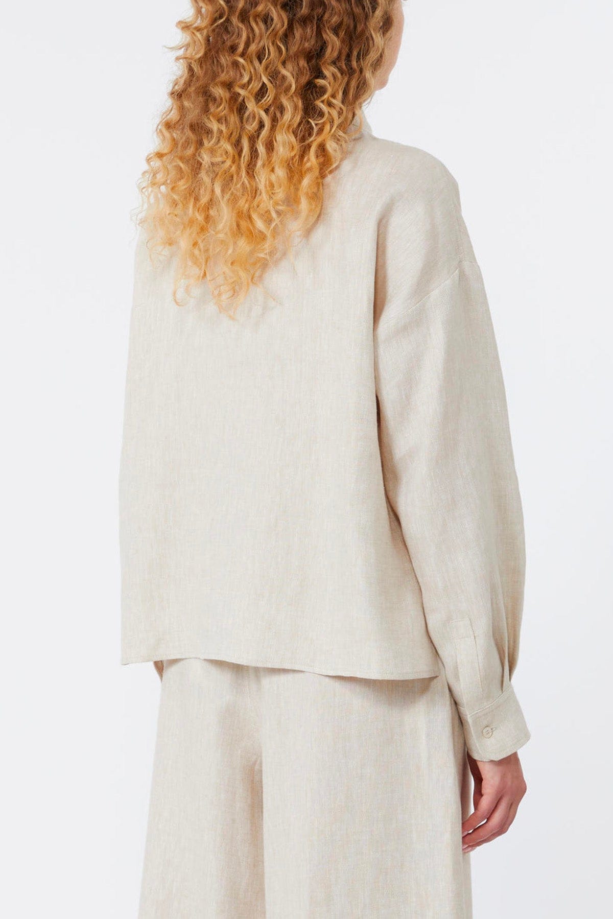 MAXMARA'S BRANDS GIACCA  GREIGE / 34 Camicia in lino donna Weekend Max Mara Wkdcapo