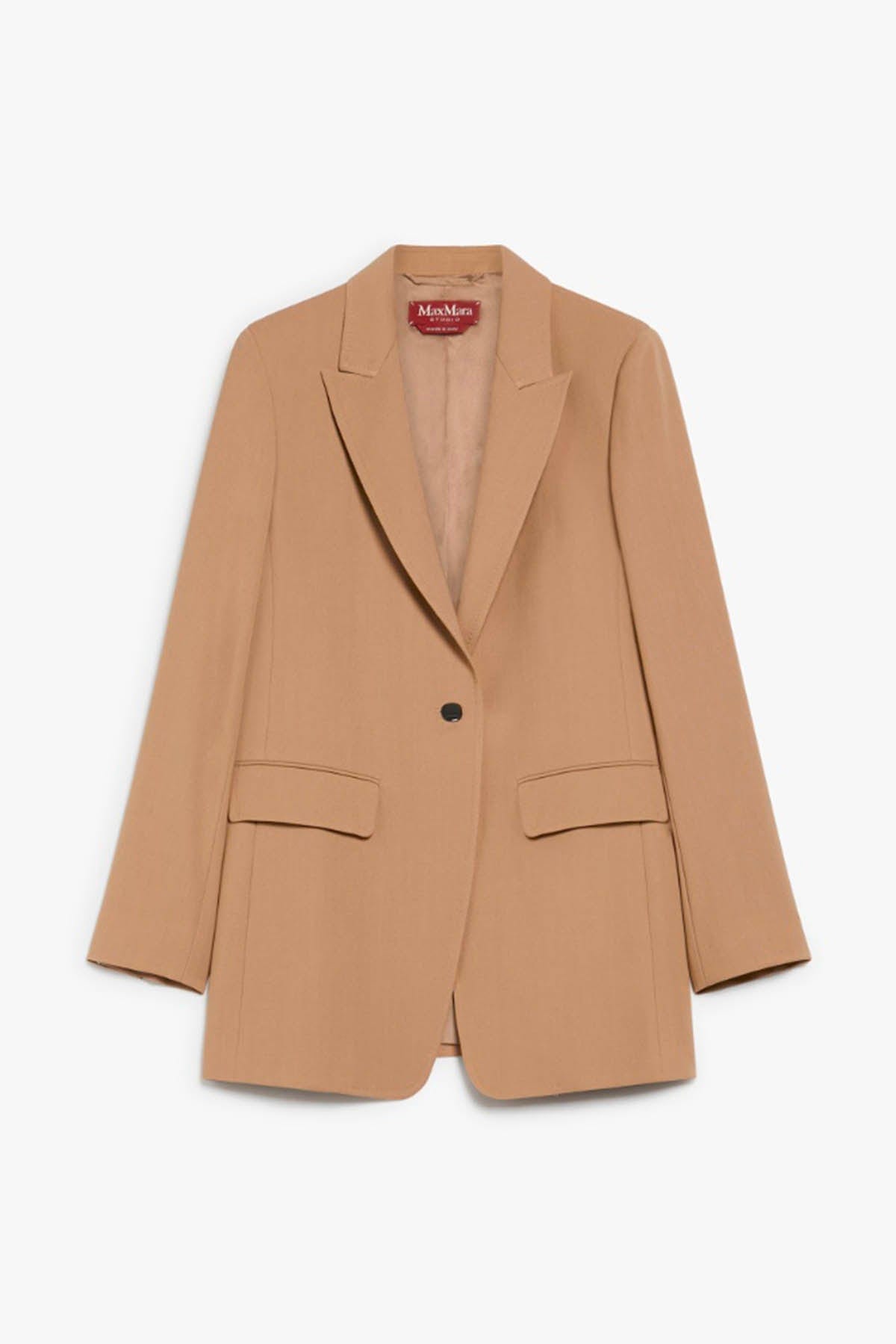 MAXMARA&#39;S BRANDS GIACCA  CAMMELLO / 34 Blazer in Lana Max Mara Studio Titty