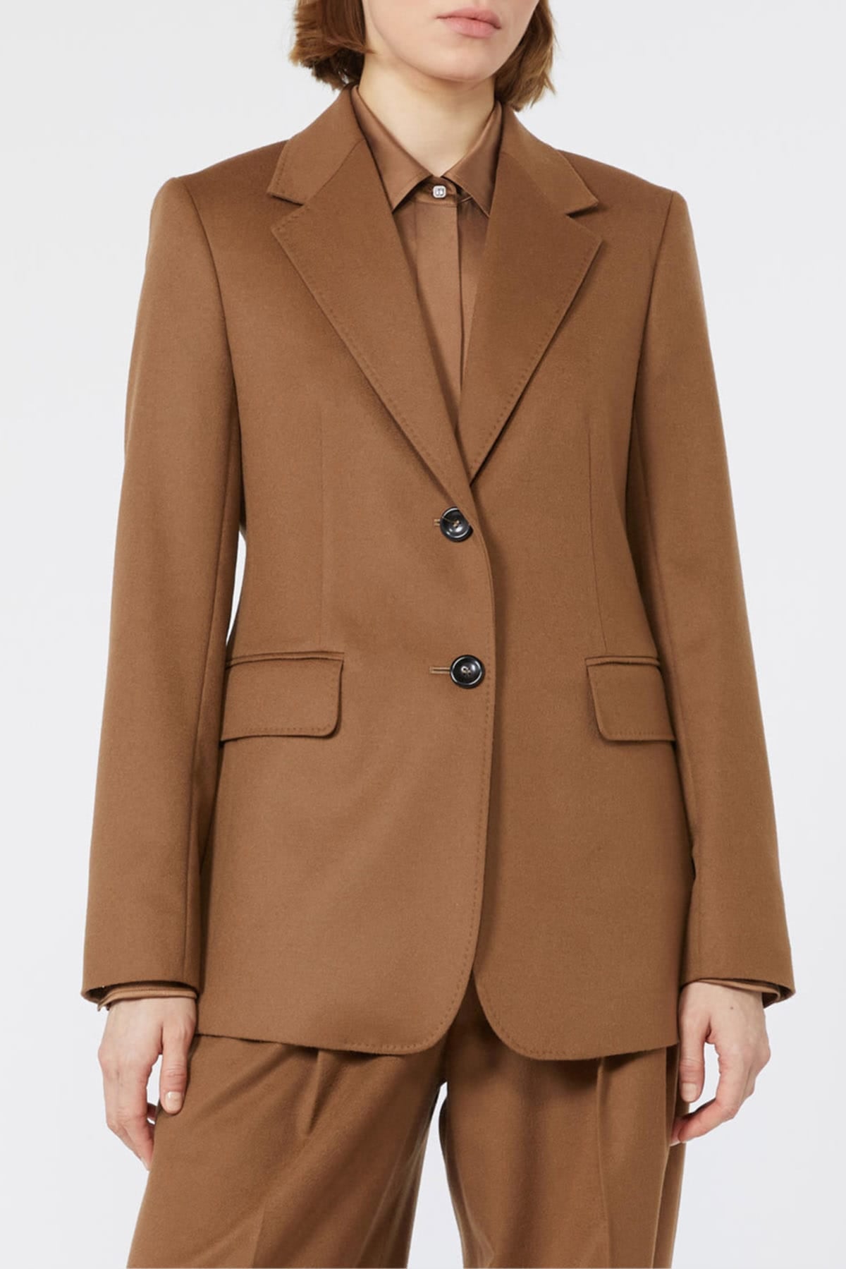 MAXMARA'S BRANDS GIACCA  CASTAGNA MARRONE / 34 Blazer in lana donna Max Mara Studio Mstvolpino