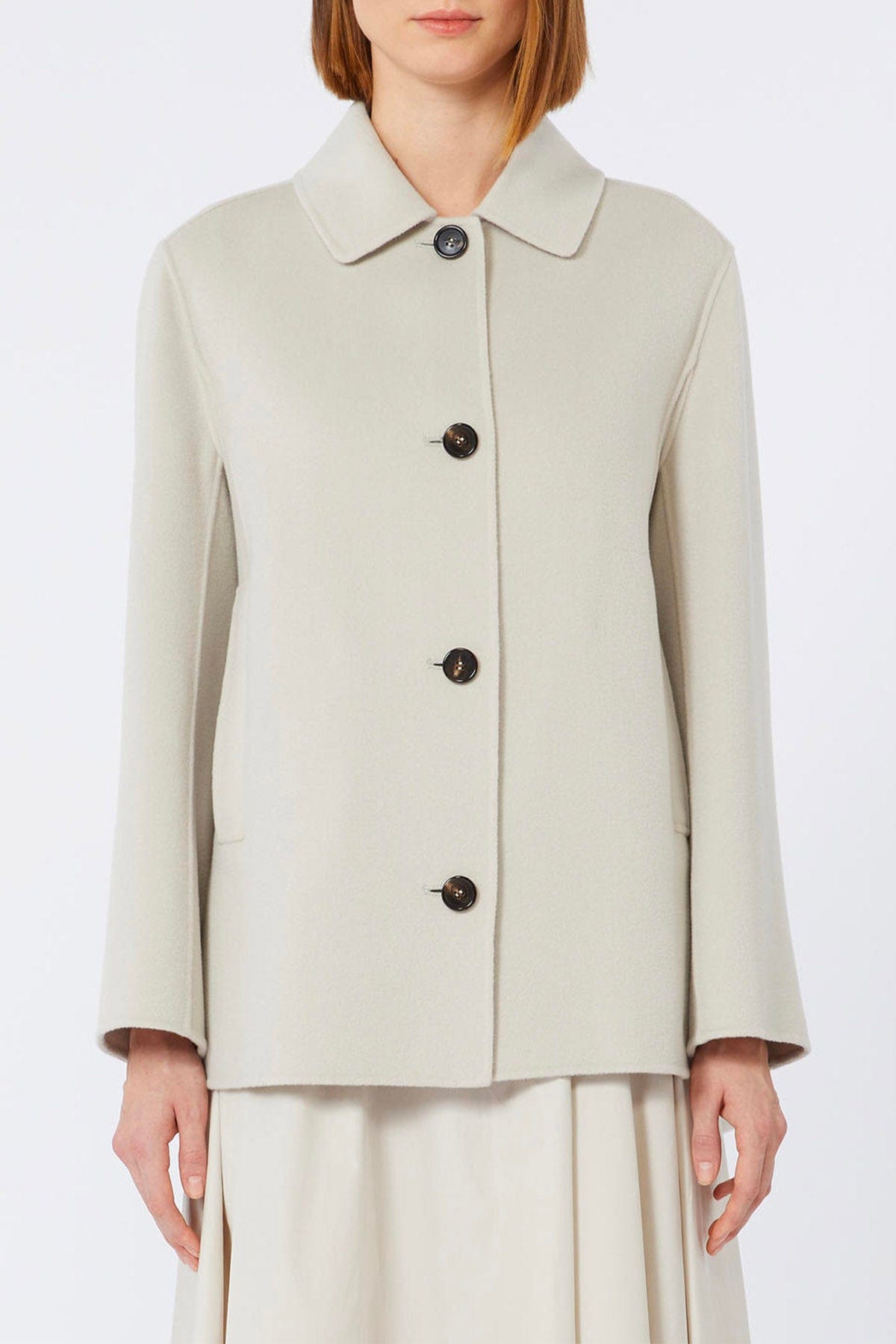 MAXMARA&#39;S BRANDS GIACCA  ECRU / 34 Giacca di lana donna &#39;S Max Mara Lily