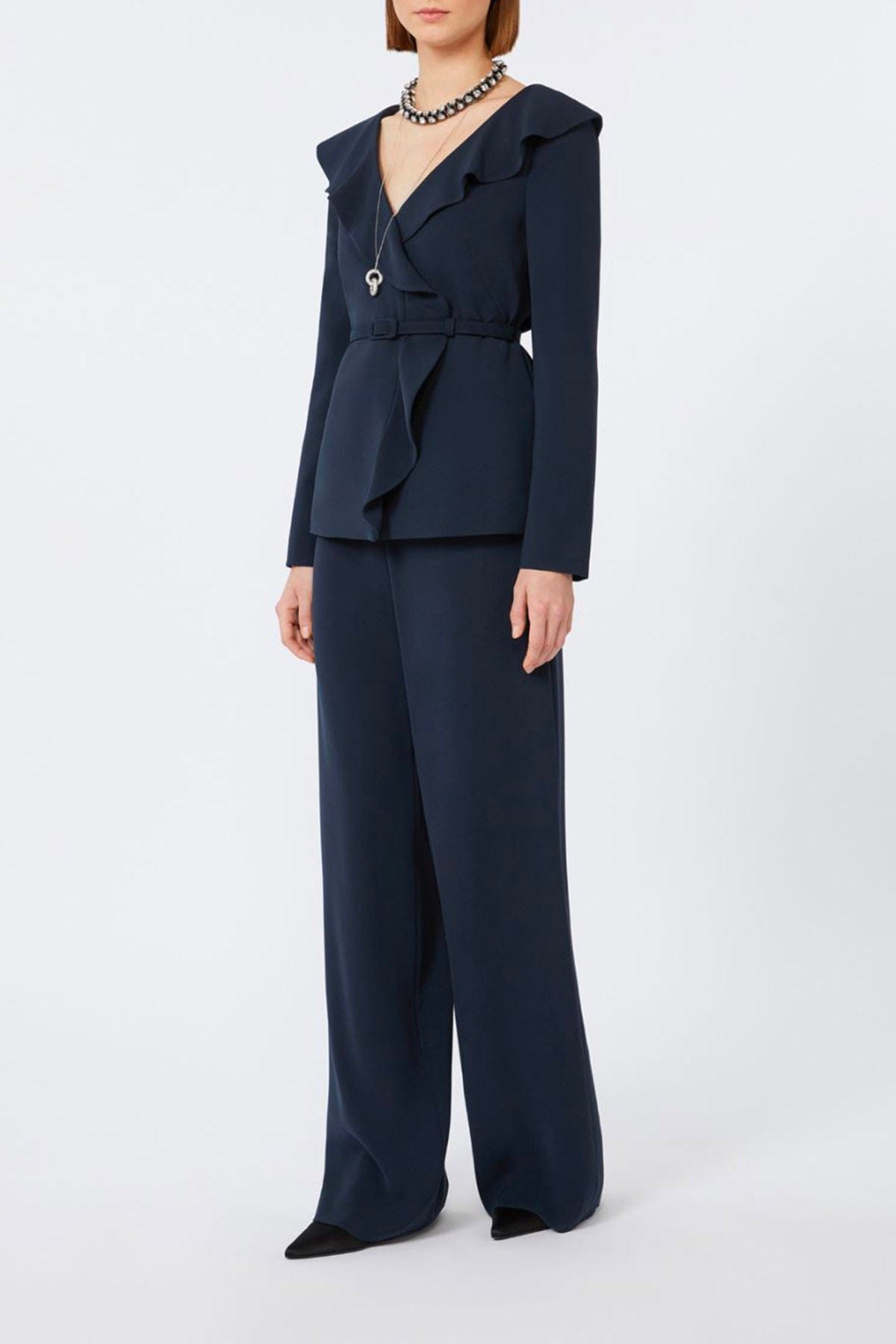 MAXMARA&#39;S BRANDS GIACCA  Giacca blu elegante donna Max Mara Studio Galizia