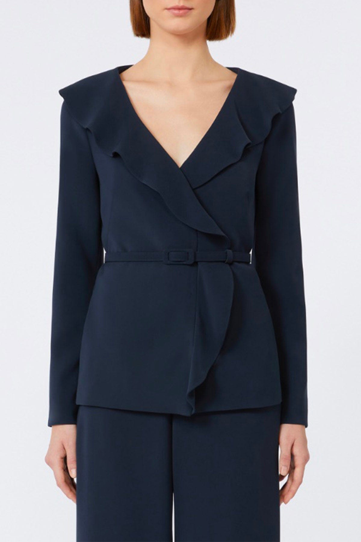 MAXMARA&#39;S BRANDS GIACCA  Giacca blu elegante donna Max Mara Studio Galizia