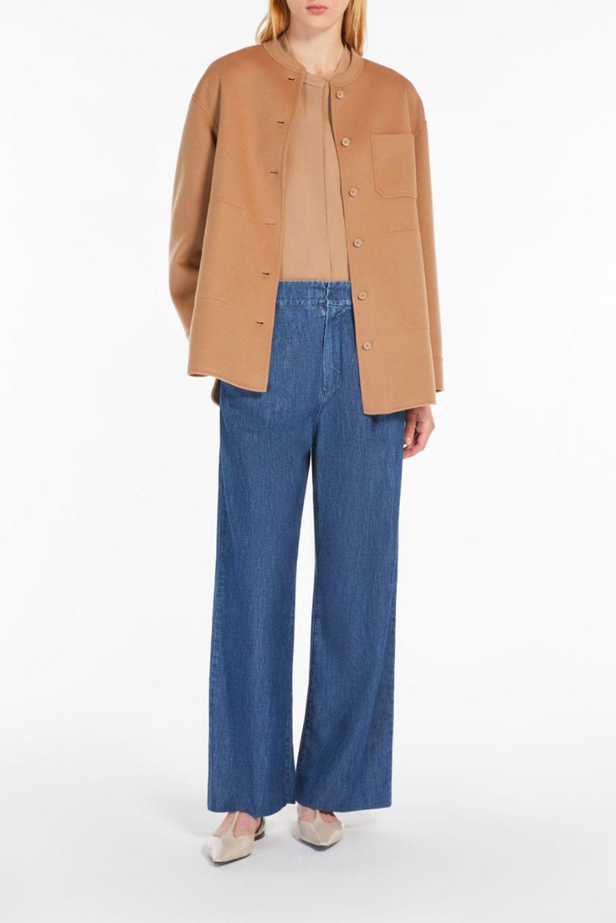 MAXMARA&#39;S BRANDS GIACCA  Giacca Cammello in Lana &#39;S Max Mara Costanza