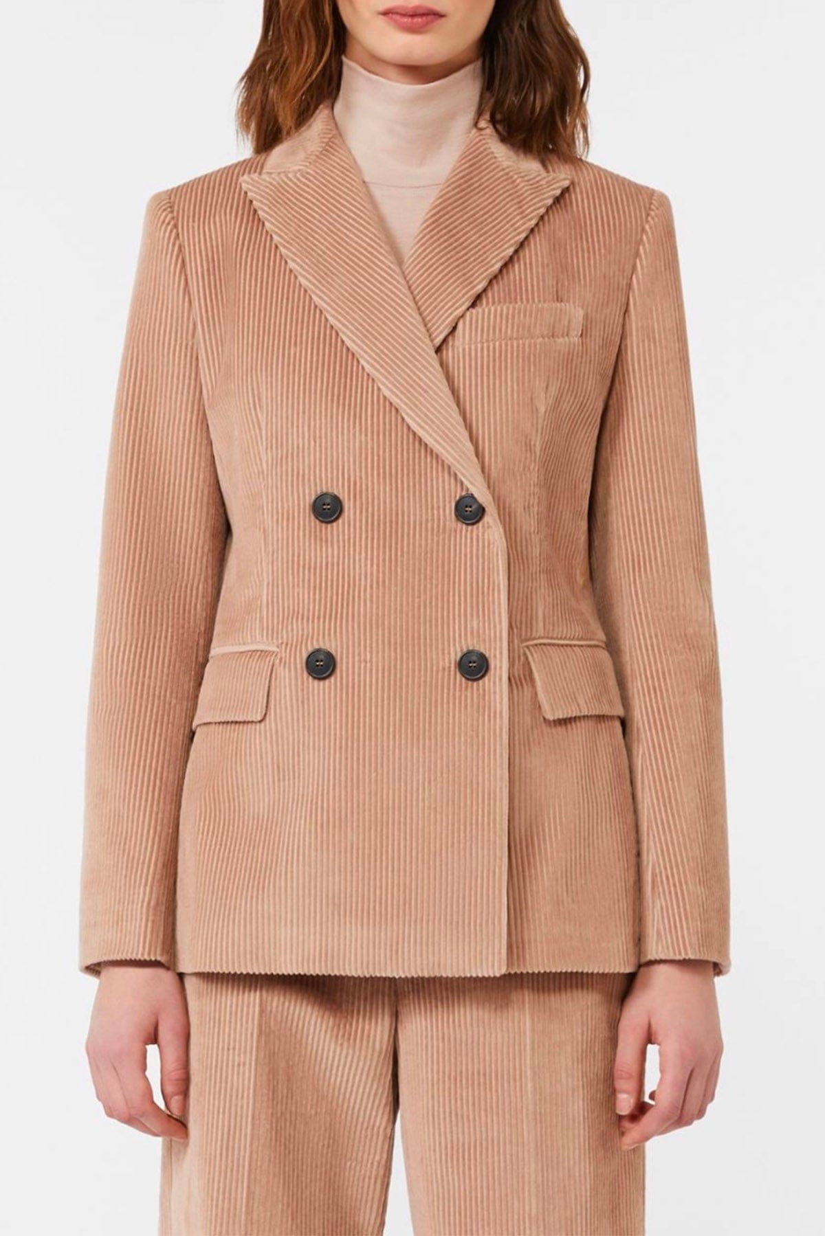 MAXMARA&#39;S BRANDS GIACCA  Giacca doppiopetto donna in velluto Weekend Max Mara Katanga