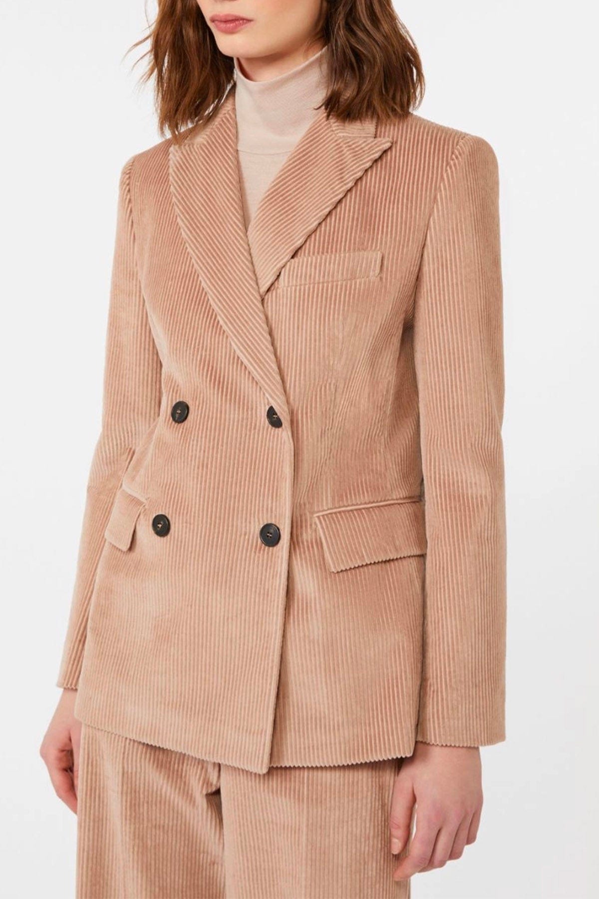 MAXMARA&#39;S BRANDS GIACCA  Giacca doppiopetto donna in velluto Weekend Max Mara Katanga