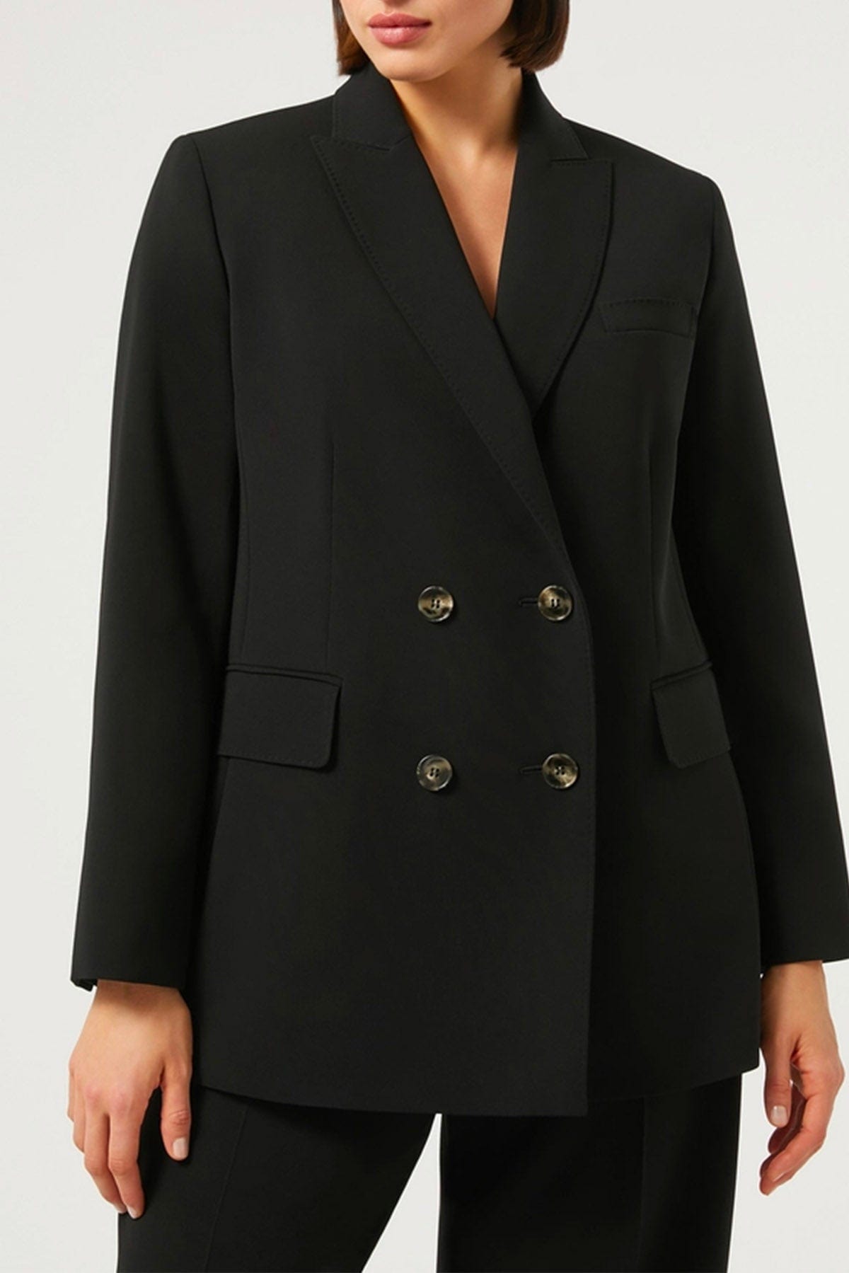 MAXMARA'S BRANDS GIACCA  NERO / 11 Giacca doppiopetto donna Marina Rinaldi Fox