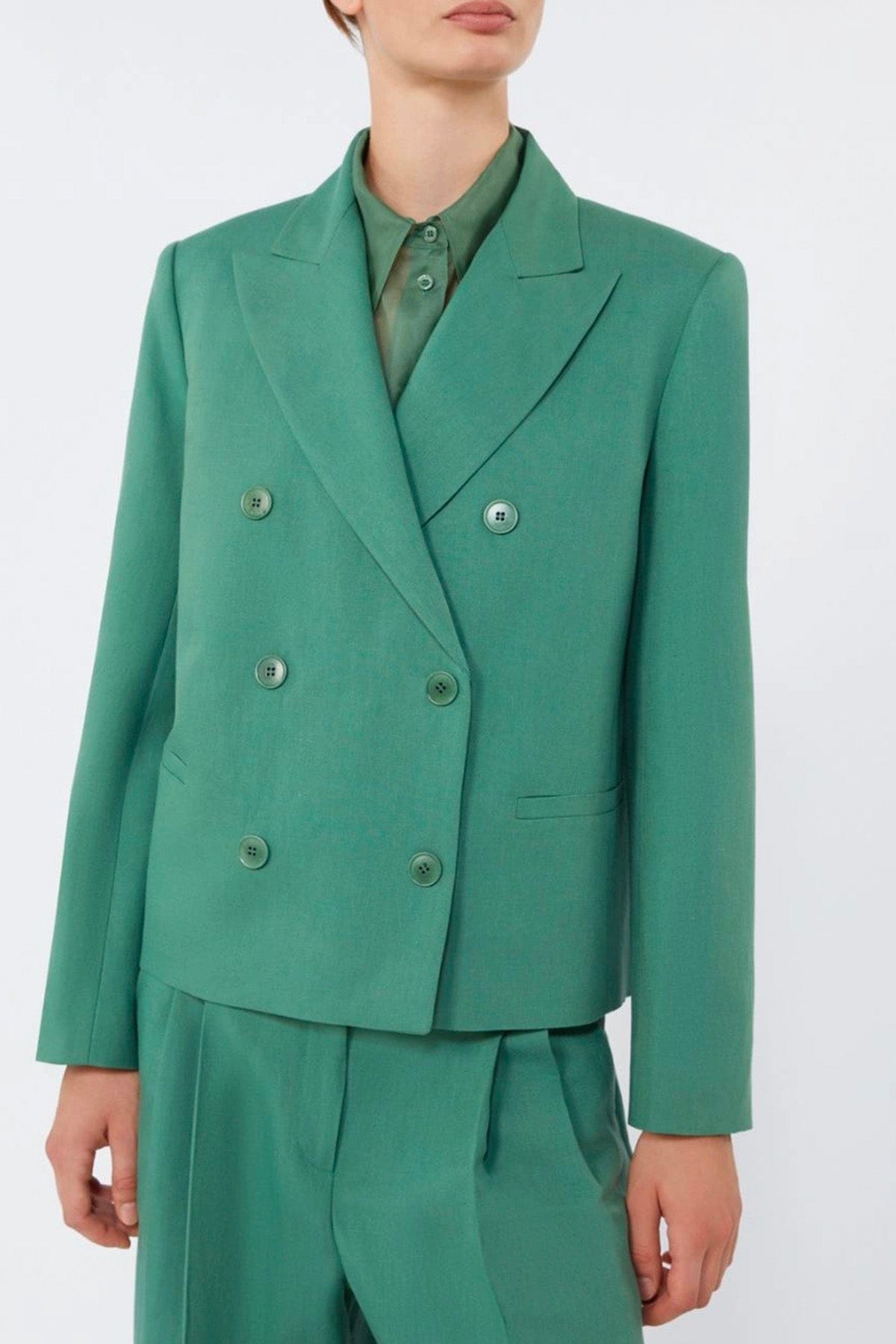 MAXMARA'S BRANDS GIACCA  VERDE / 34 Giacca doppiopetto donna Weekend Max Mara Wkdnembi