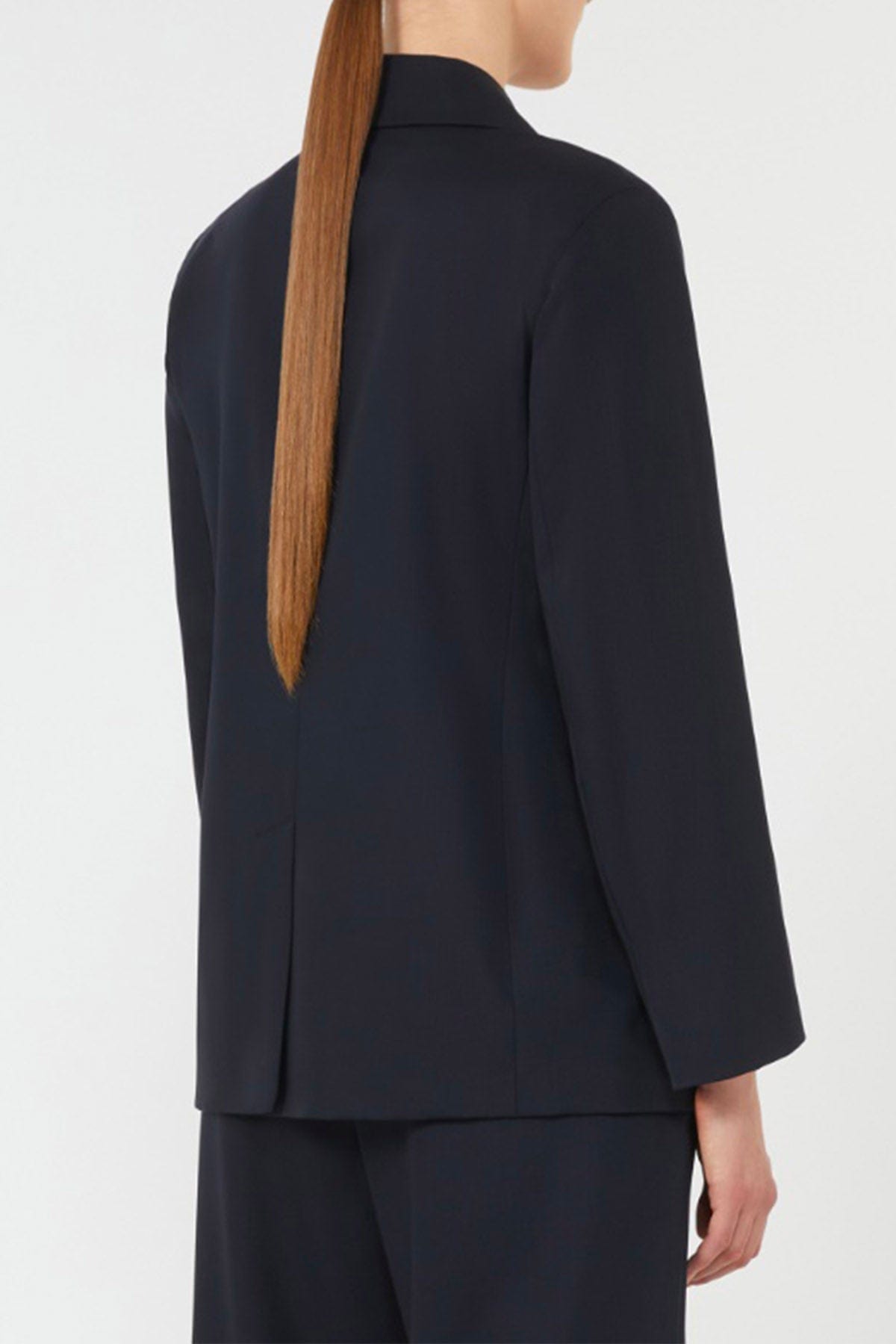 MAXMARA'S BRANDS GIACCA  BLU / 34 Giacca doppiopetto in lana 'S Max Mara Ester