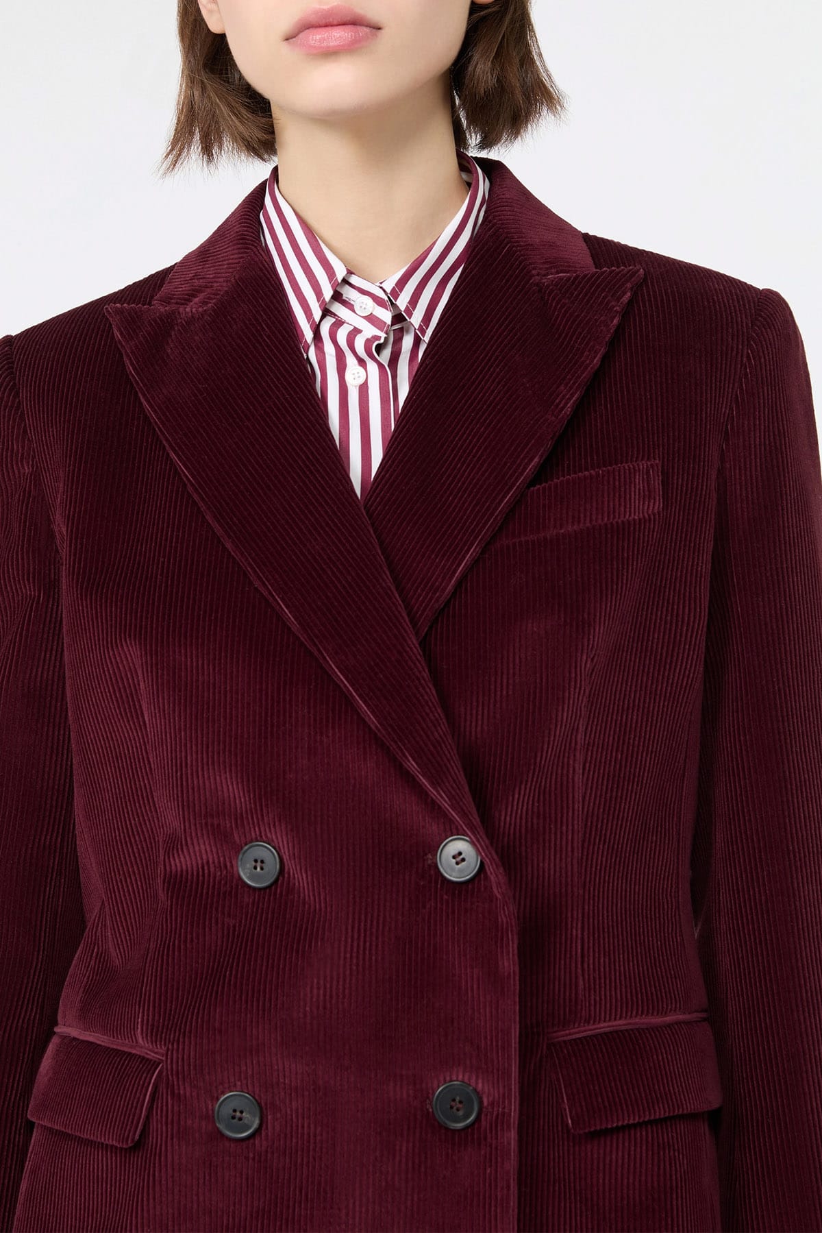 MAXMARA'S BRANDS GIACCA  Giacca doppiopetto in velluto donna Max Mara Wkdkatanga