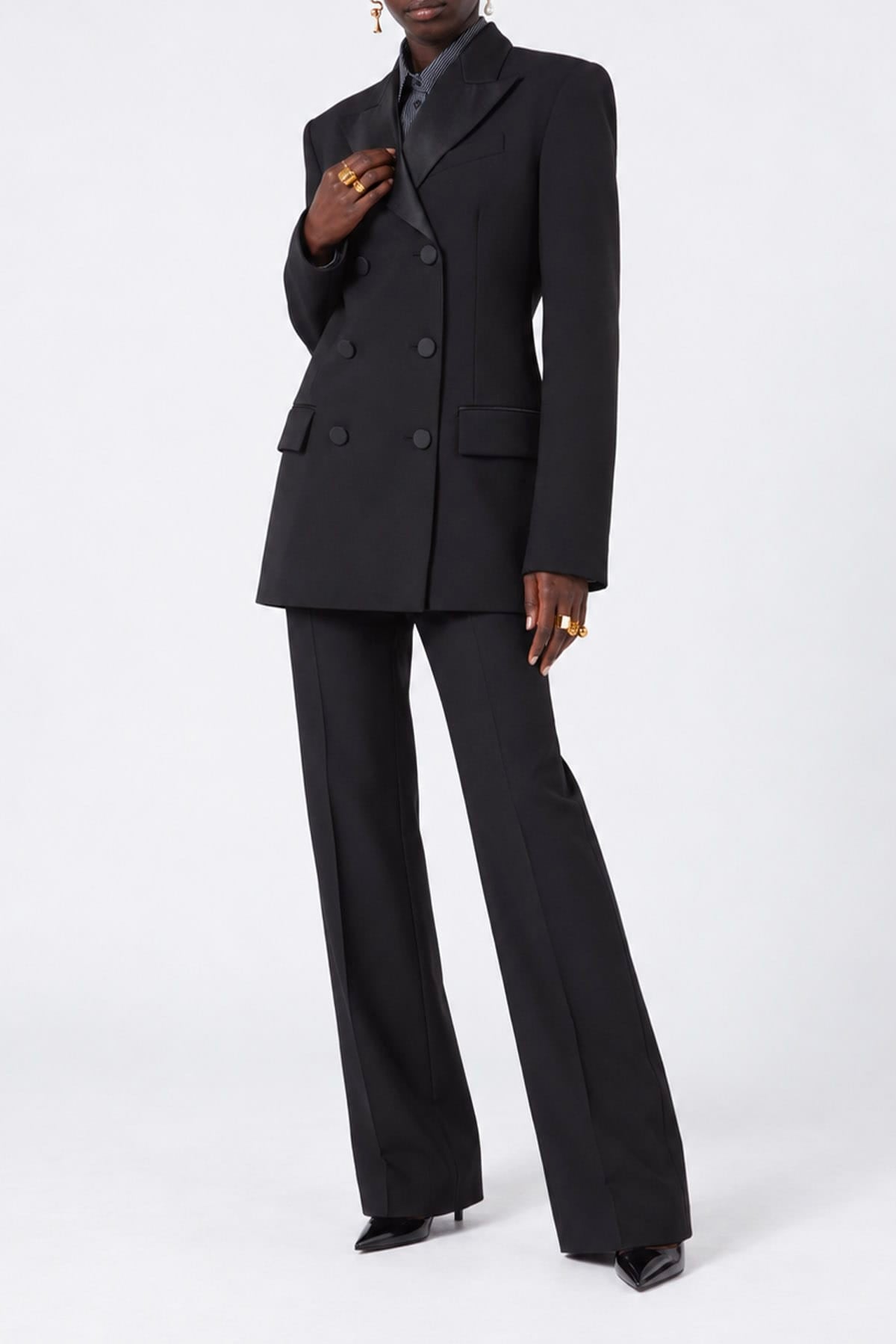 MAXMARA'S BRANDS GIACCA  NERO / 34 Giacca doppiopetto nera donna Sportmax Spxelica