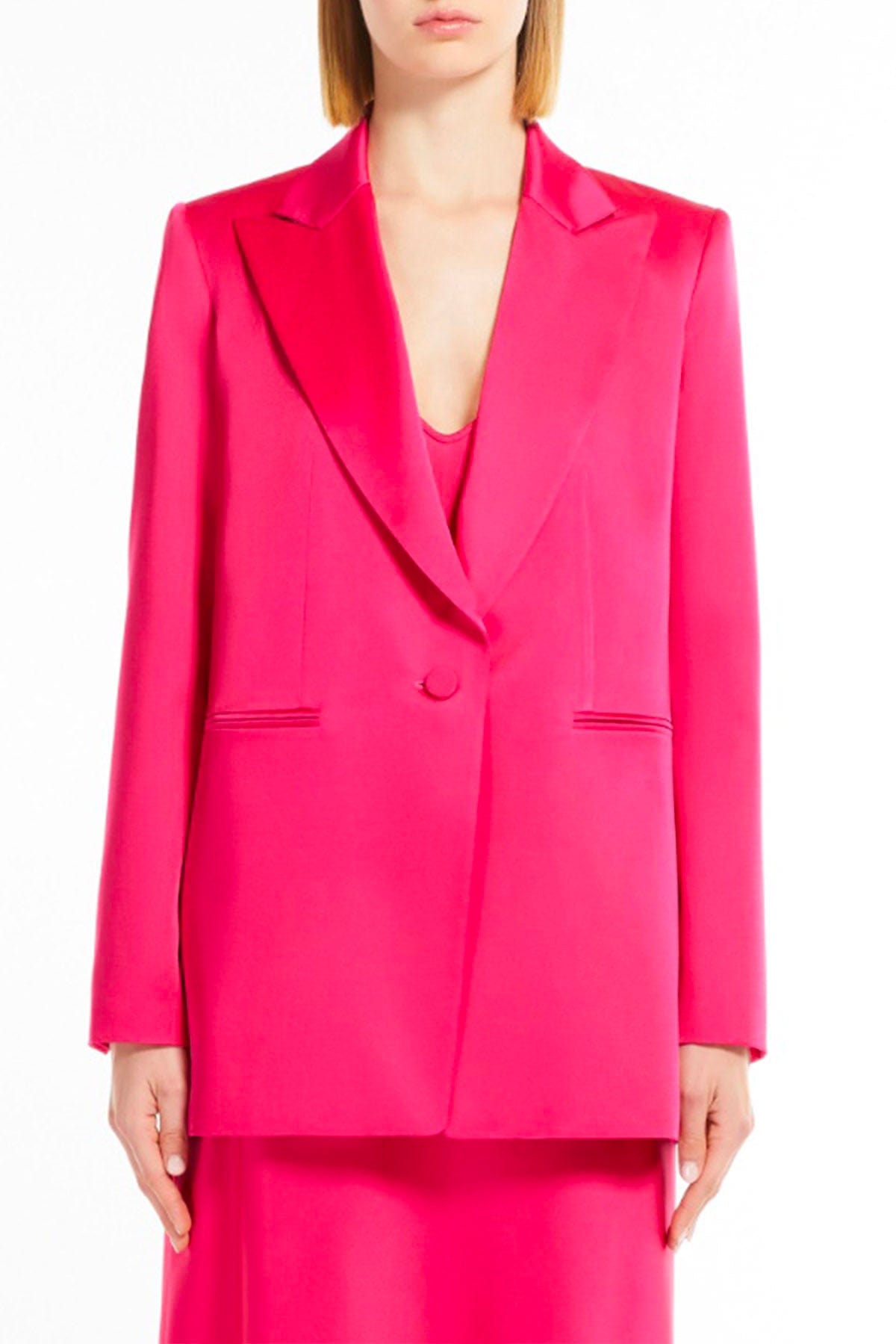 MAXMARA'S BRANDS GIACCA  FUXIA / 34 Giacca in crepe donna Max Mara Studio Galazia