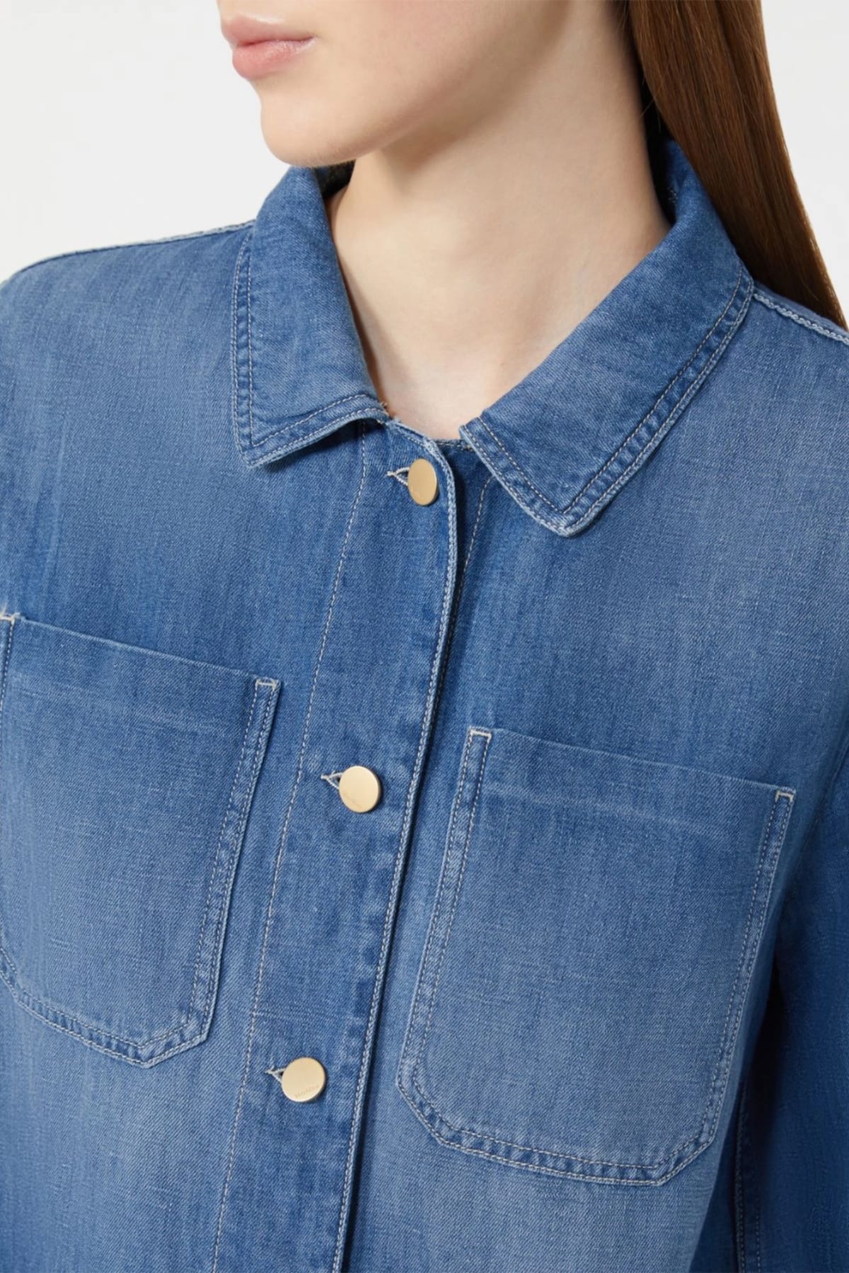 MAXMARA'S BRANDS GIACCA  INDIGO / 34 Giacca in jeans donna 'S Max Mara Smmgalante