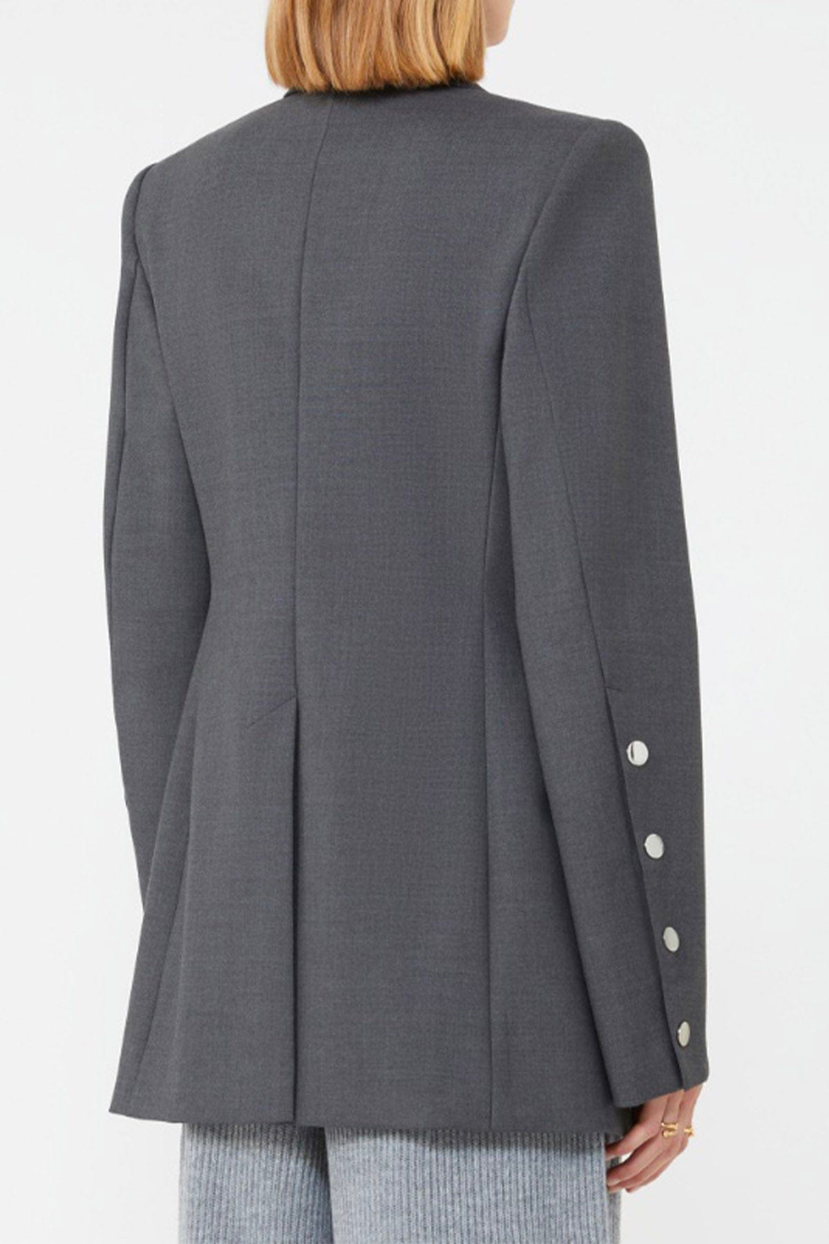 MAXMARA&#39;S BRANDS GIACCA  Giacca in lana donna grigio antracite Sportmax