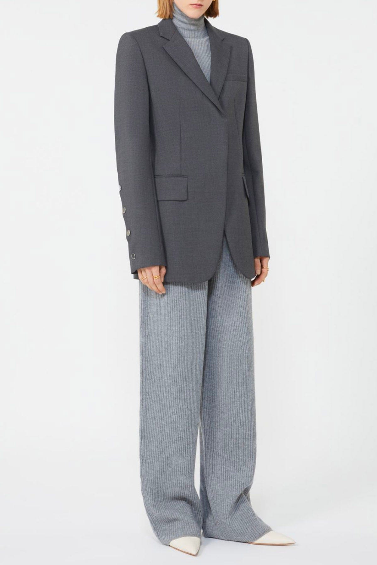 MAXMARA&#39;S BRANDS GIACCA  Giacca in lana donna grigio antracite Sportmax