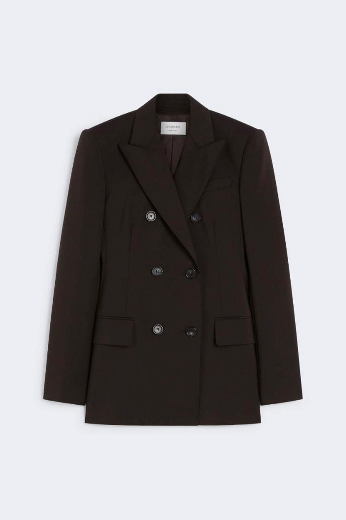 MAXMARA&#39;S BRANDS GIACCA  Giacca in lana marrone donna Sportmax Adamo