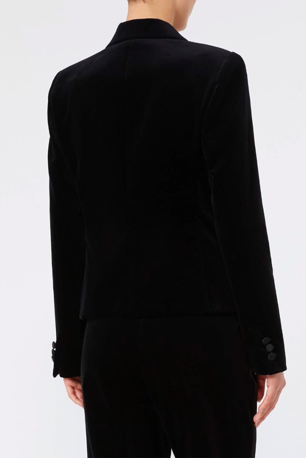 MAXMARA'S BRANDS GIACCA  Giacca in velluto nero donna Max Mara Studio Msefilante