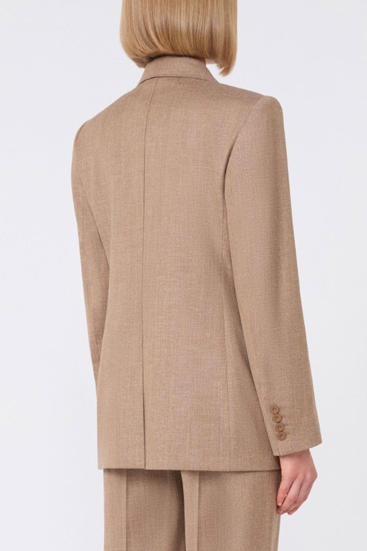 MAXMARA&#39;S BRANDS GIACCA  Giacca marrone visone donna Studio Max Mara Hodeida