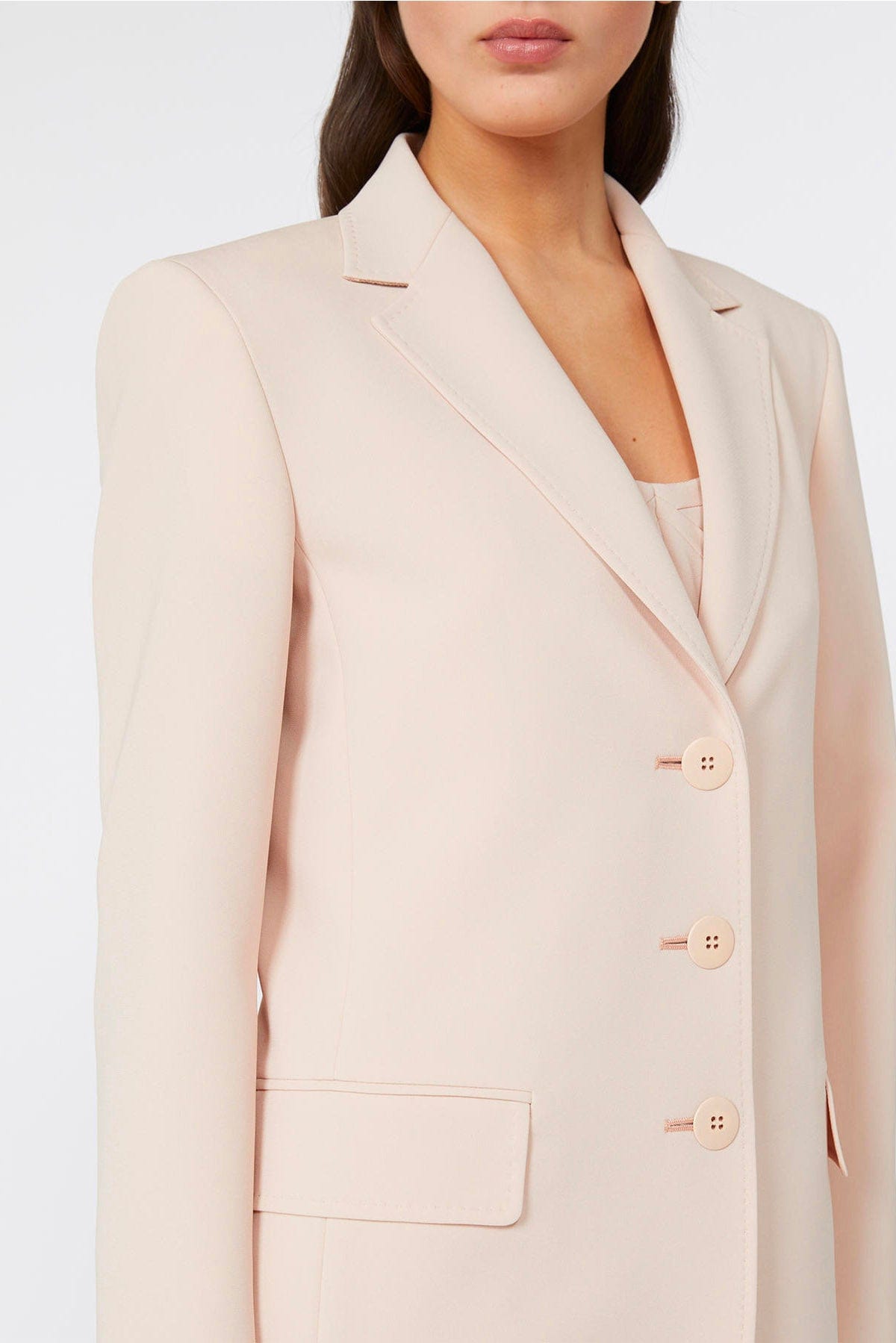 MAXMARA&#39;S BRANDS GIACCA  Giacca monopetto rosa donna Studio Max Mara Patrik