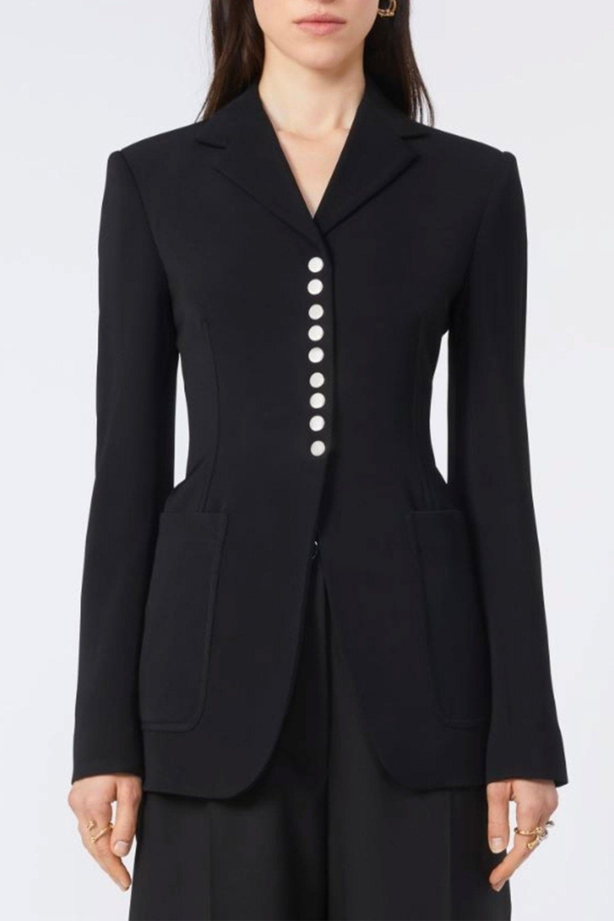 MAXMARA'S BRANDS GIACCA  NERO / 34 Giacca nera donna Sportmax Masque