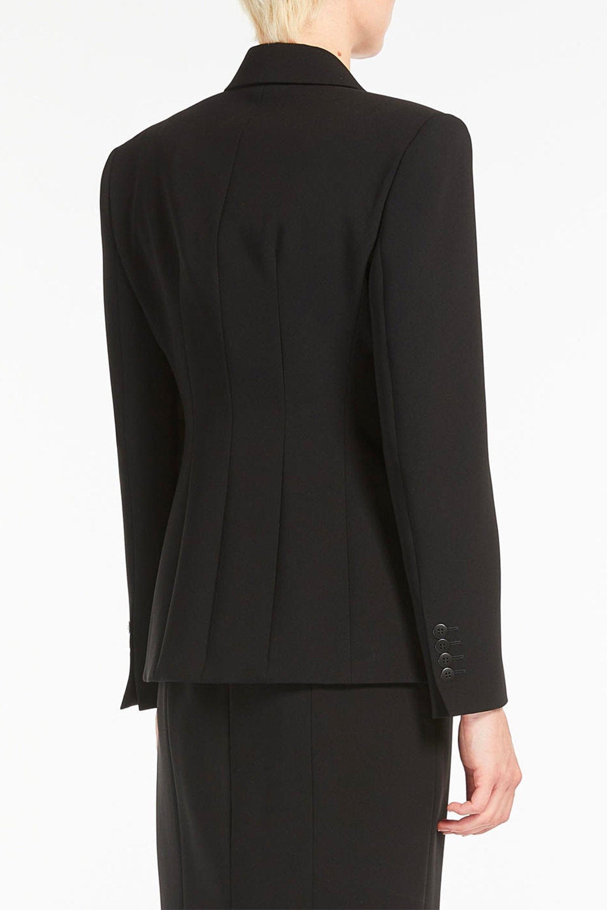 MAXMARA'S BRANDS GIACCA  NERO / 34 Giacca Nera Doppiopetto Max Mara Studio Key