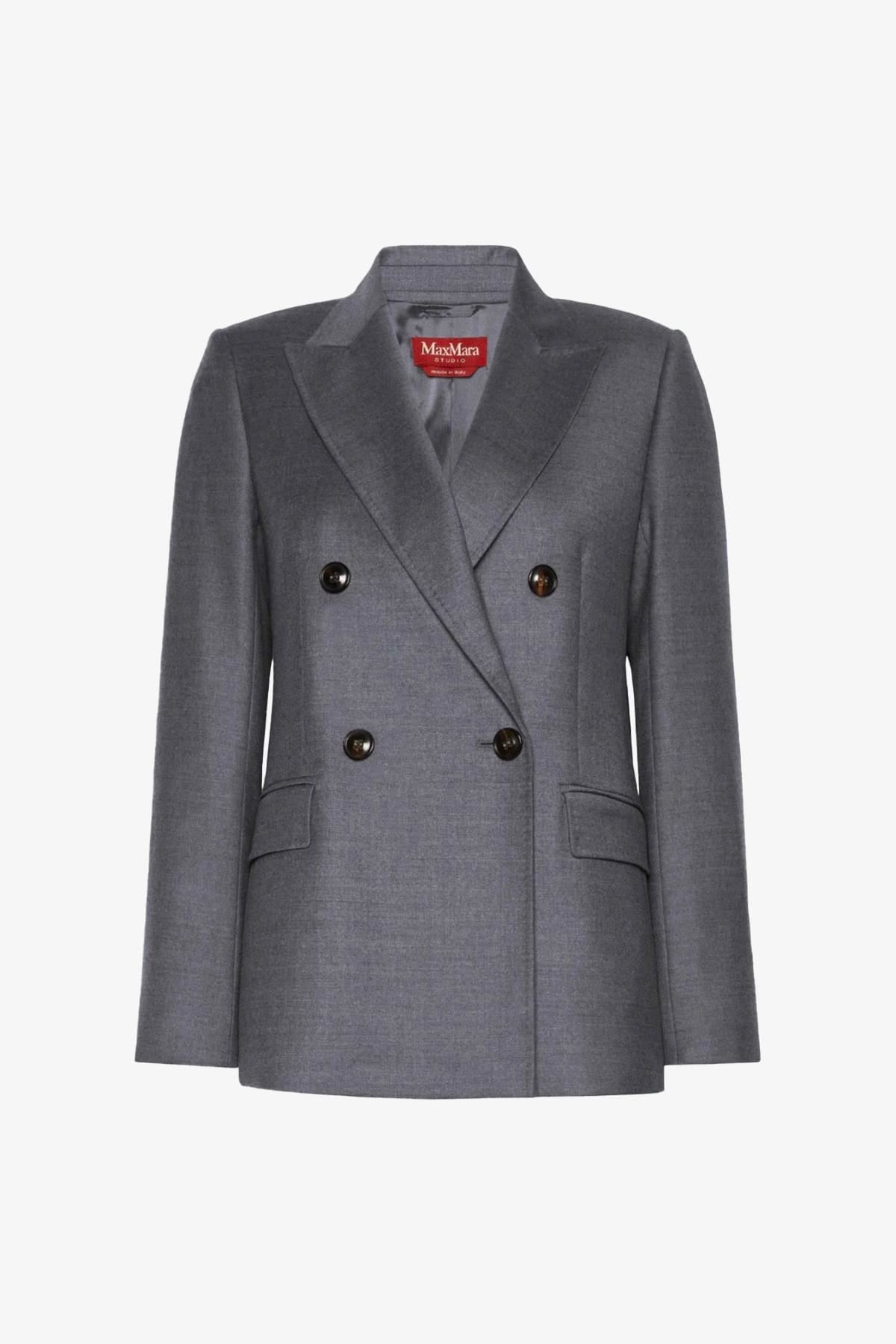 MAXMARA'S BRANDS GIACCA  GRIGIO SCURO / 34 Giacca doppiopetto donna Max Mara Studio Mstuditore
