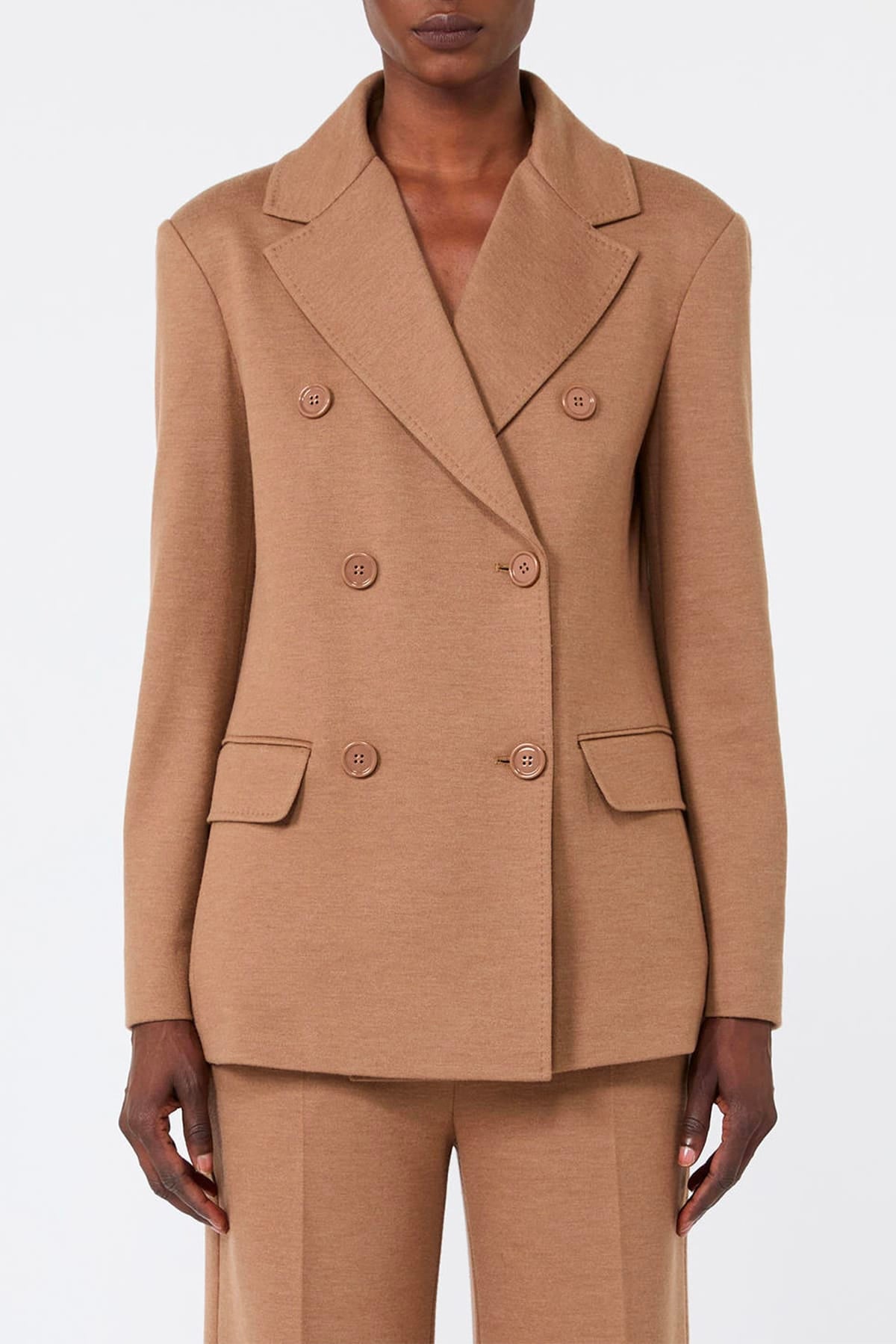 MAXMARA'S BRANDS GIACCA IN JERSEY  CAMMELLO / XXS Blazer donna in jersey 'S Max Mara Smmgloria