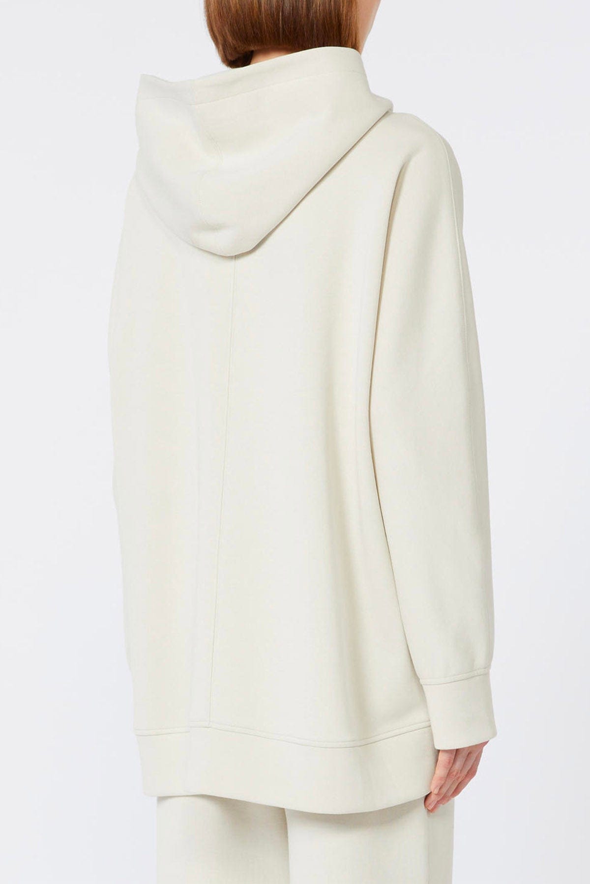 MAXMARA&#39;S BRANDS GIACCA IN JERSEY  Felpa bianca donna &#39;S Max Mara Verbano