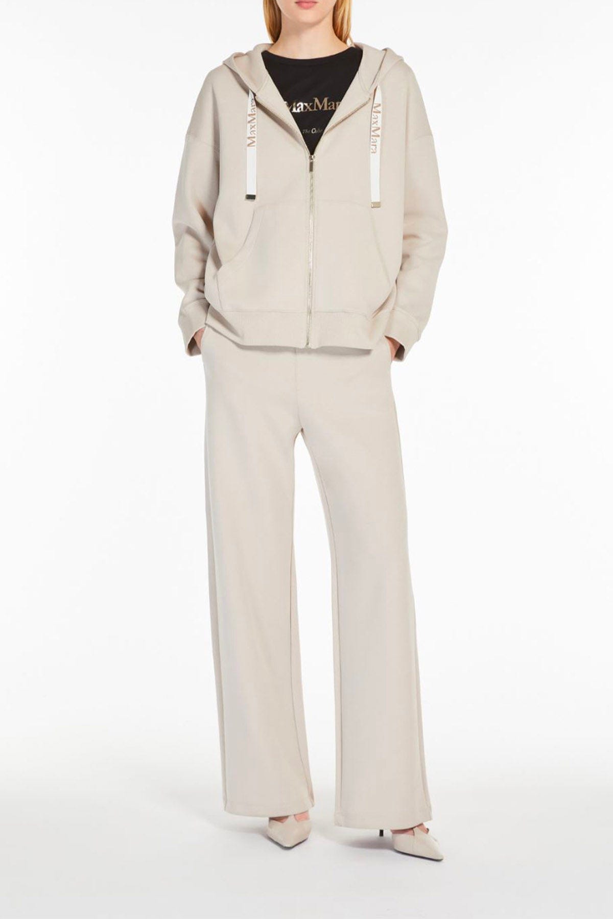 MAXMARA&#39;S BRANDS GIACCA IN JERSEY  Felpa donna cotone &#39;S Max Mara Jour