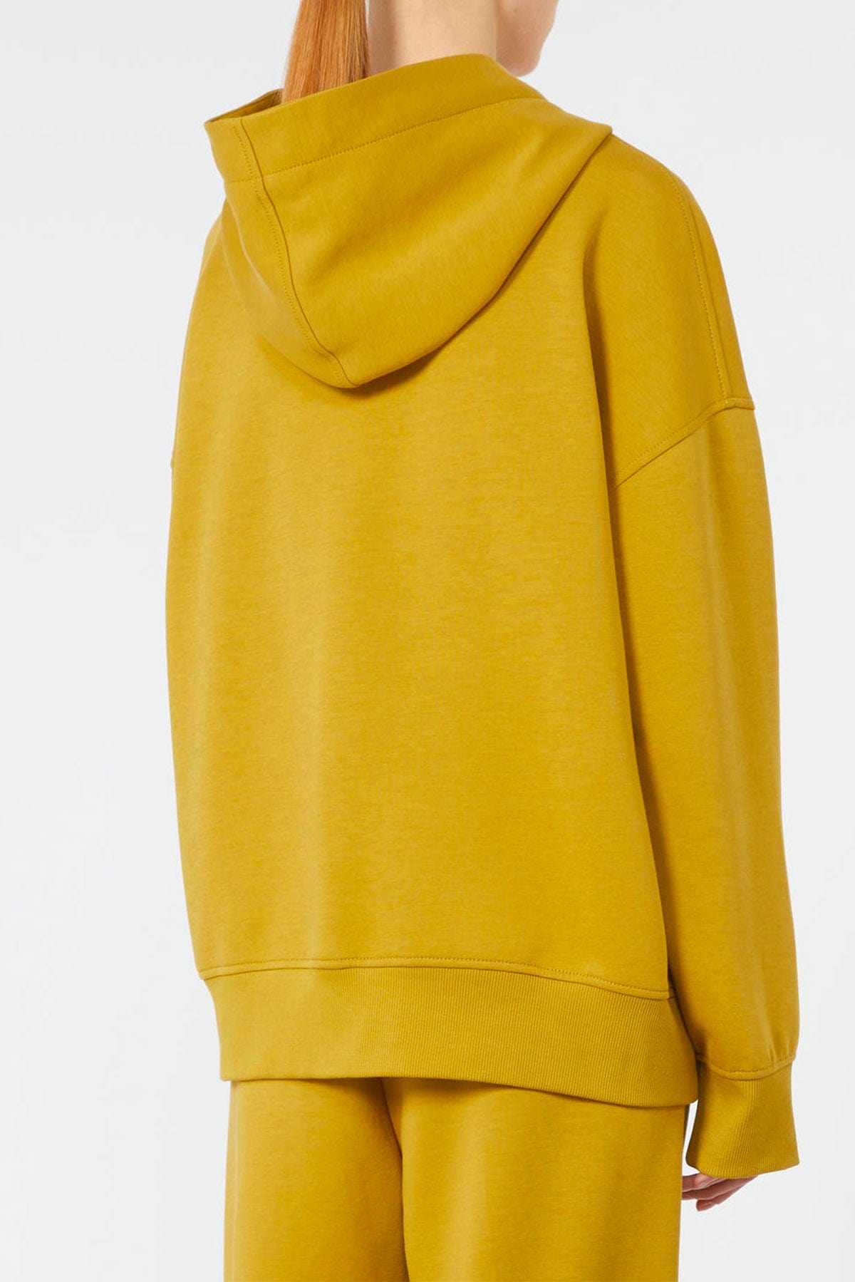 MAXMARA'S BRANDS GIACCA IN JERSEY  GIALLO ZAFFERANO / XXS Felpa over donna 'S Max Mara Siena