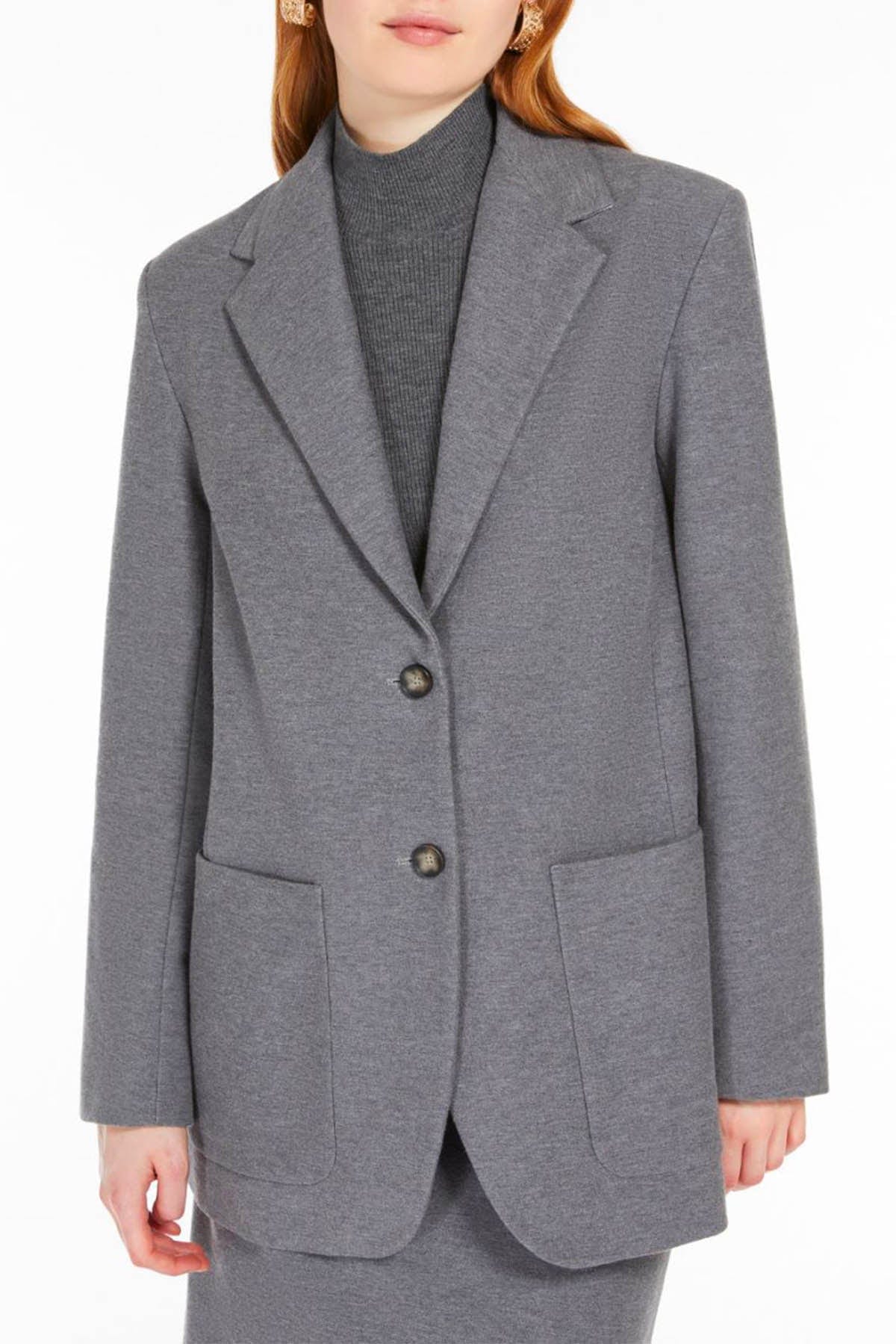 MAXMARA'S BRANDS GIACCA IN JERSEY  GRIGIO / XXS Giacca Grigia in Jersey Weekend Max Mara Campale