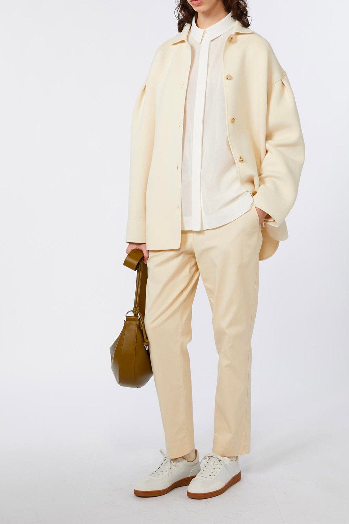 MAXMARA&#39;S BRANDS GIACCA IN JERSEY  Giacca in Jersey bianca donna Max Mara MM