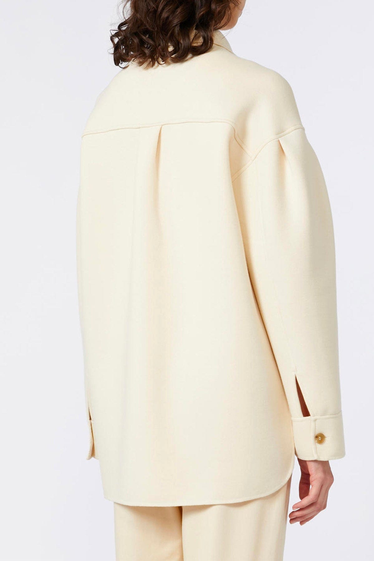MAXMARA&#39;S BRANDS GIACCA IN JERSEY  Giacca in Jersey bianca donna Max Mara MM