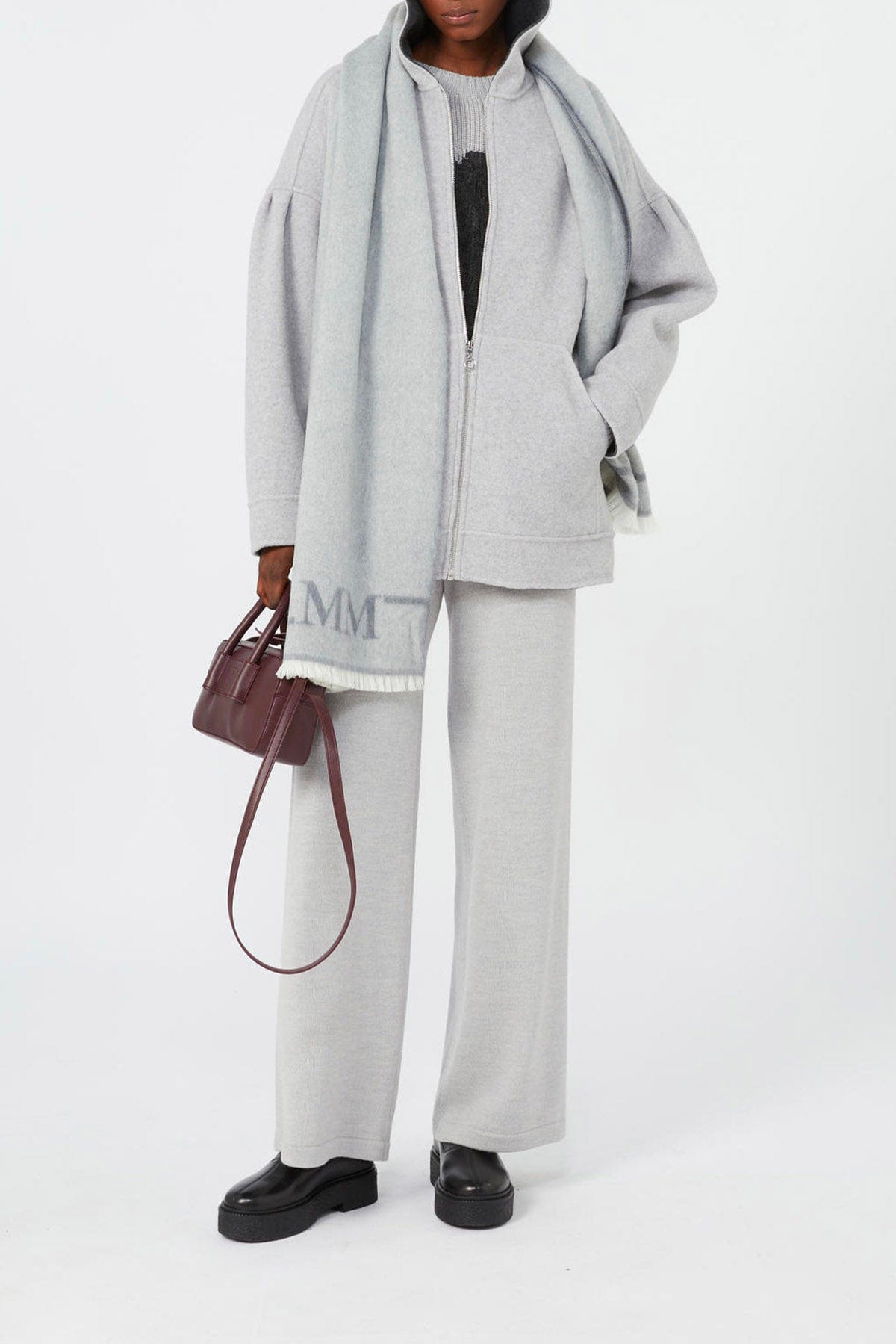 MAXMARA&#39;S BRANDS GIACCA IN JERSEY  Giaccone in Jersey donna Max Mara MM Sottile