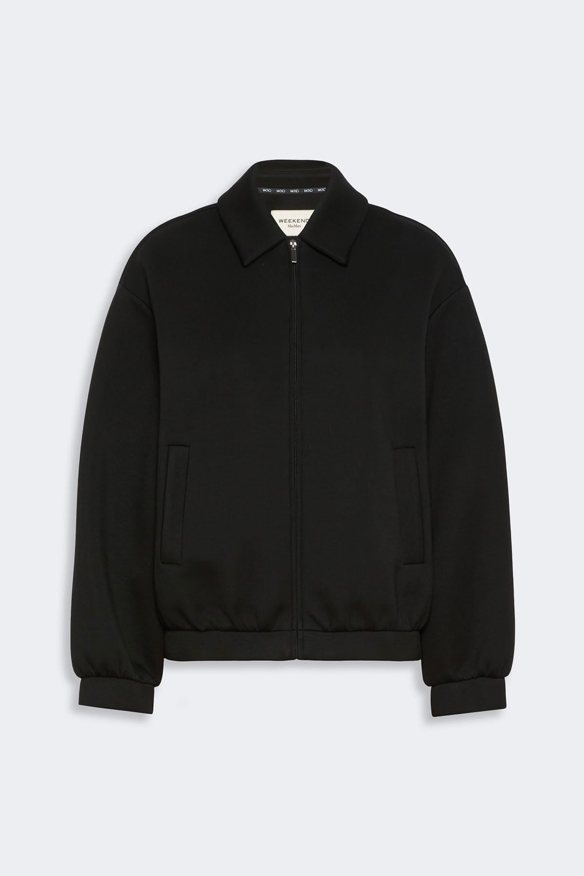 MAXMARA'S BRANDS GIACCA IN JERSEY  NERO / XXS Giacca in jersey nera donna Max Mara Weekend Wkdzebra