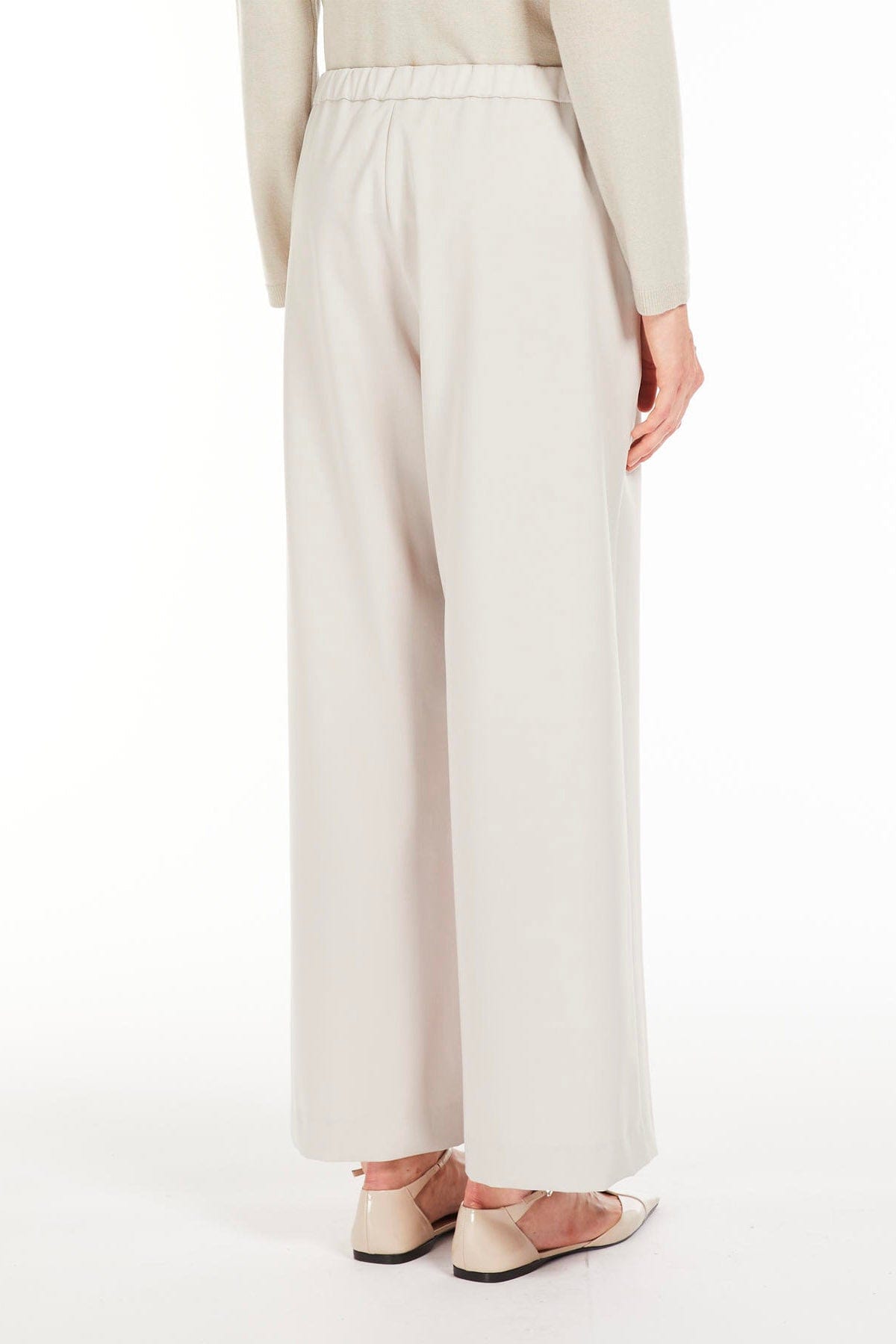 MAXMARA&#39;S BRANDS GIACCA IN JERSEY  Pantaloni in lana &#39;S Max Mara Argenta donna