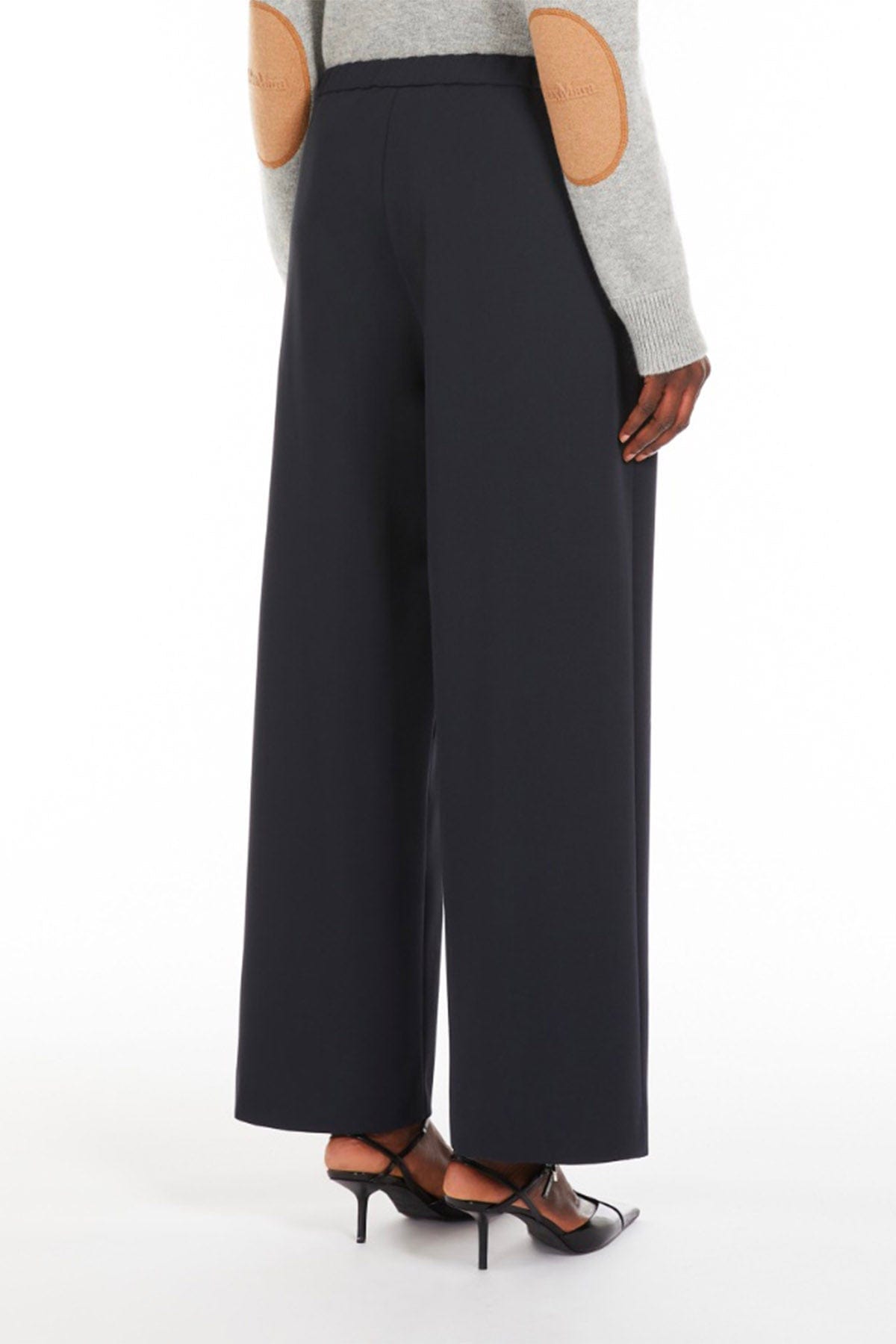 MAXMARA&#39;S BRANDS GIACCA IN JERSEY  Pantaloni in lana &#39;S Max Mara Argenta donna