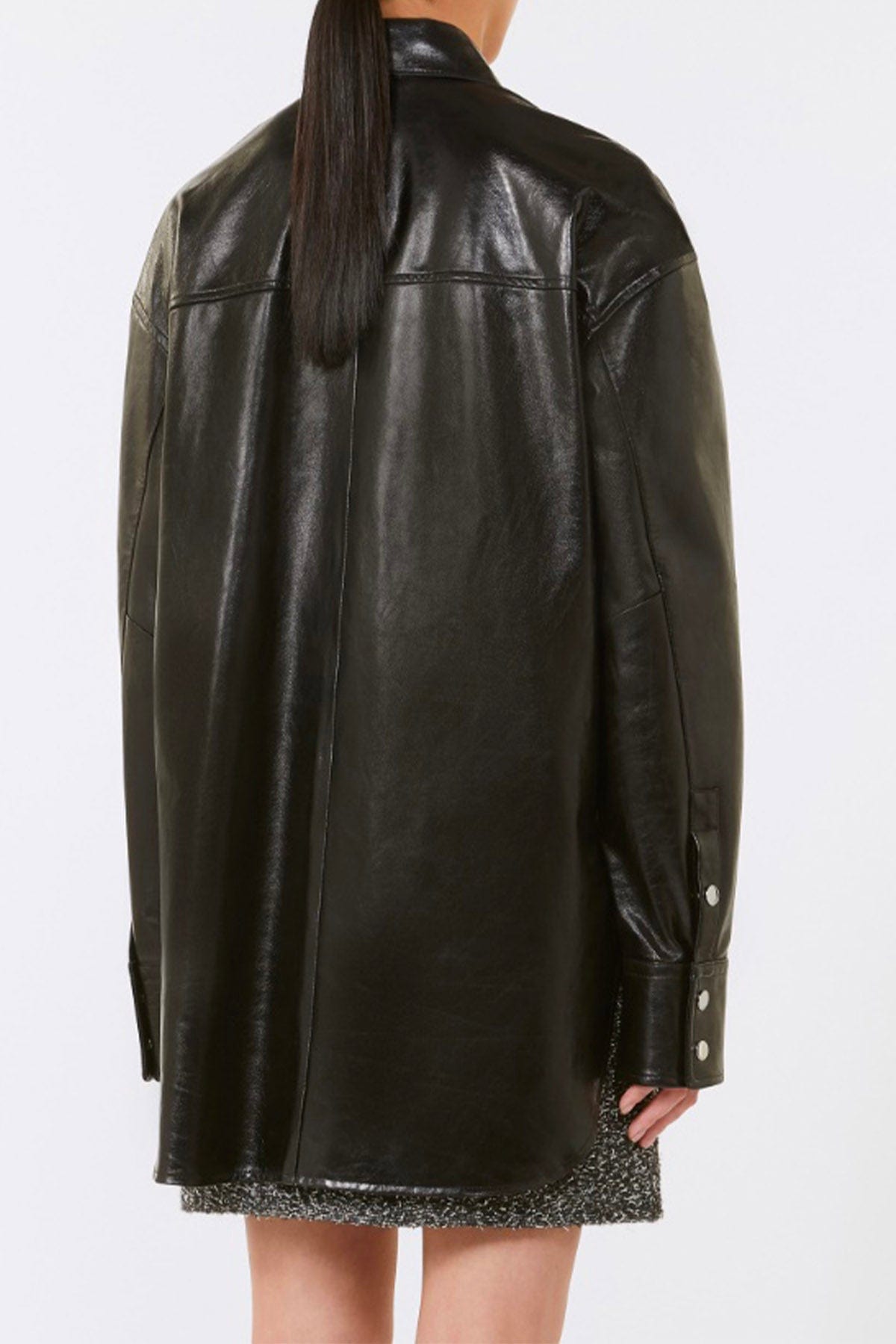 MAXMARA&#39;S BRANDS GIACCA IN PELLE  Camicia in Pelle donna Sportmax Borel