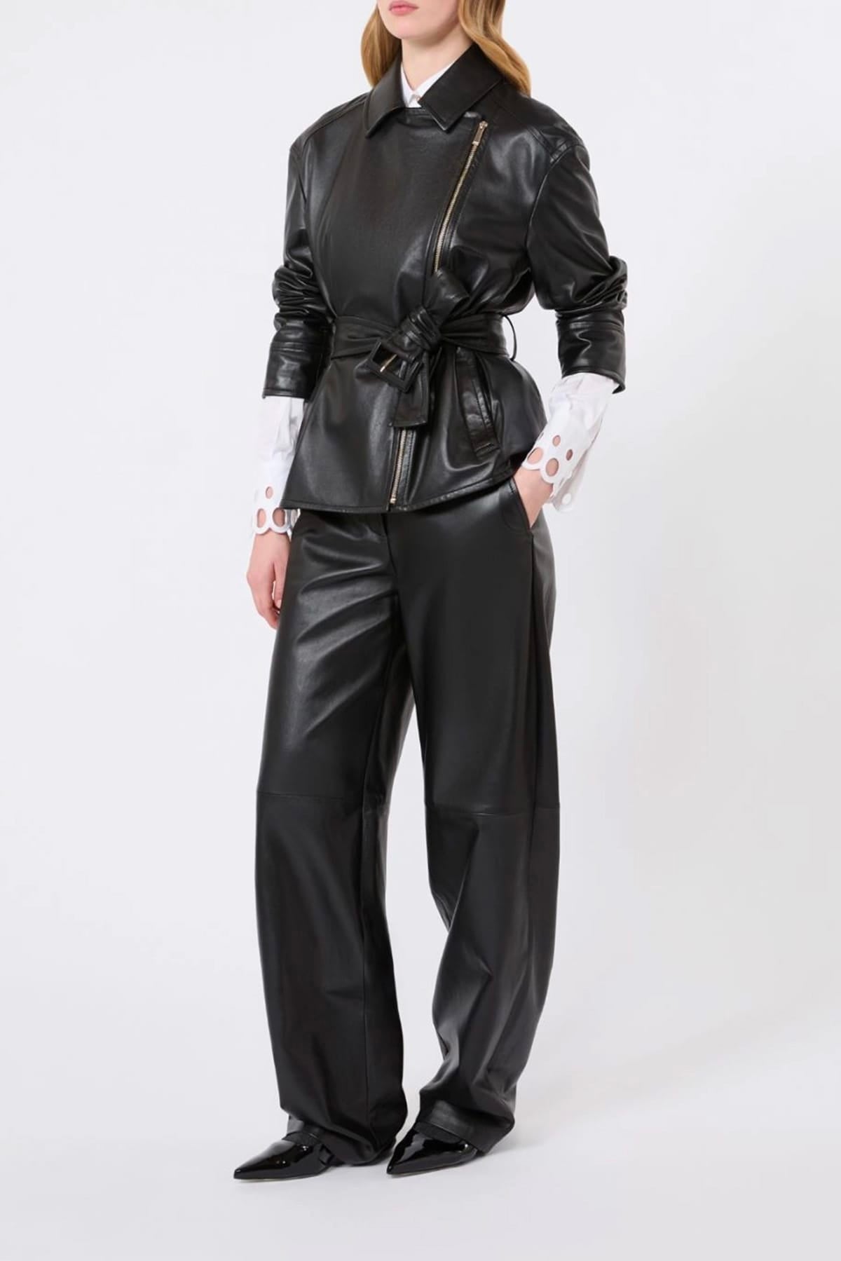 MAXMARA'S BRANDS GIACCA IN PELLE  Giacca in pelle donna Max Mara Studio Mstgiusto