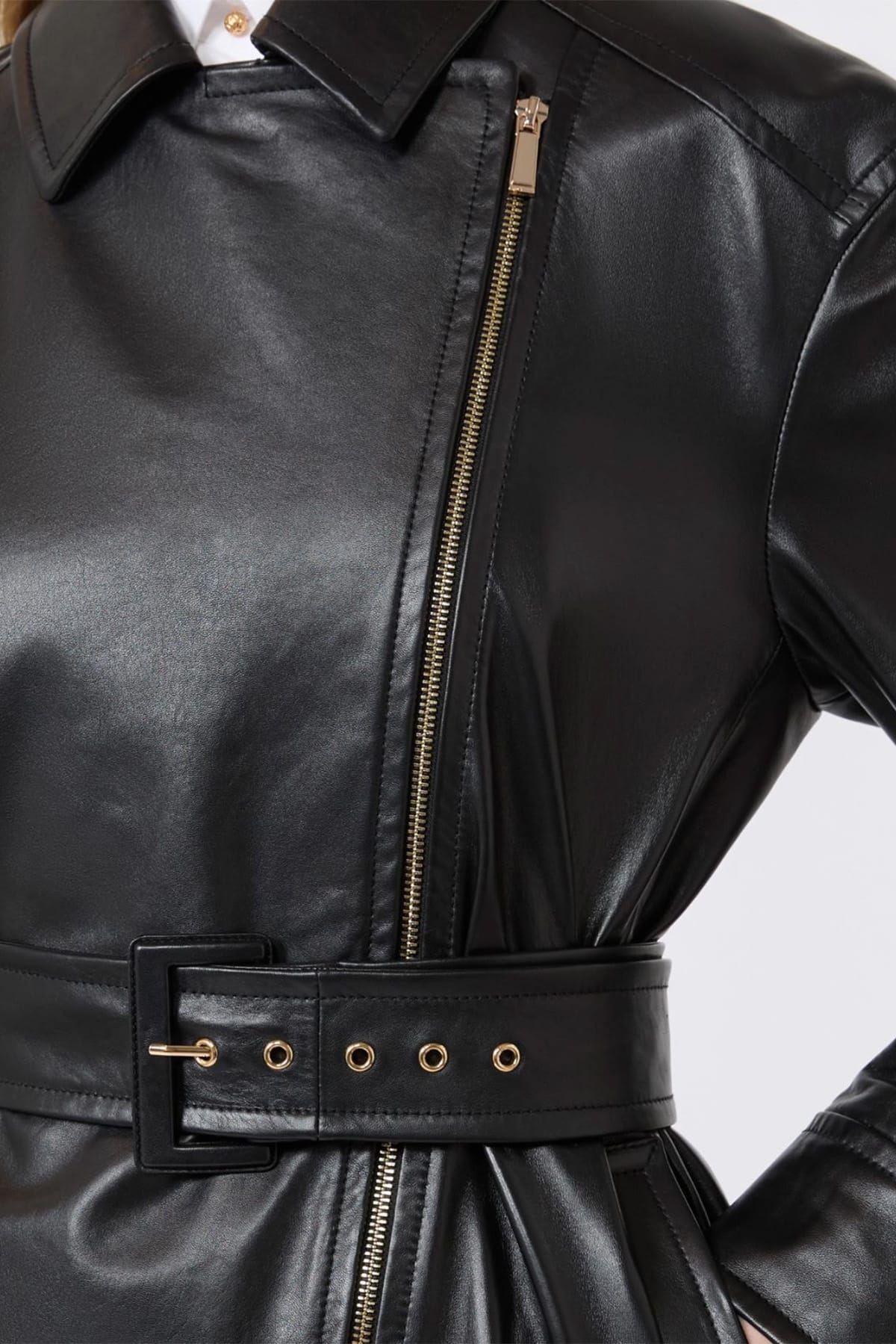 MAXMARA'S BRANDS GIACCA IN PELLE  NERO / 34 Giacca in pelle donna Max Mara Studio Mstgiusto