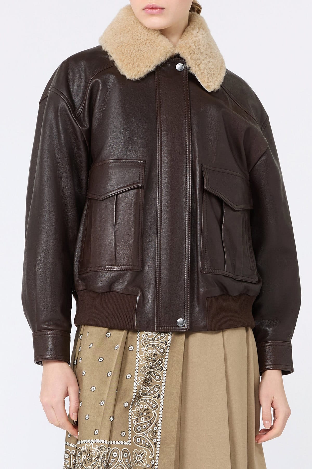 MAXMARA'S BRANDS GIACCA IN PELLE  Giacca in pelle donna Max Mara Weekend Wkdcalata